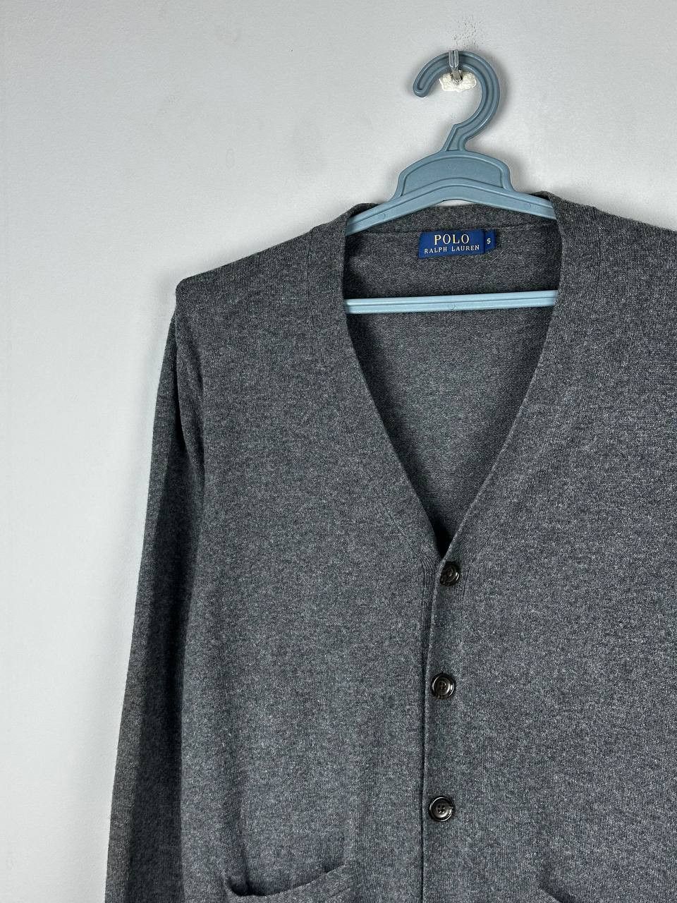 Polo Ralph Lauren Polo RALPH LAUREN Grey Merino Wool Luxury Cardigan Size US S / EU 44-46 / 1 - 3 Thumbnail