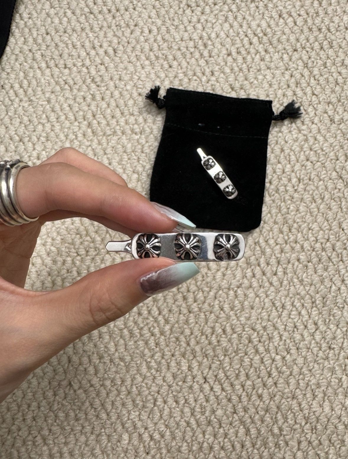 Chrome Hearts Chrome hearts hair clips Size ONE SIZE - 2 Thumbnail