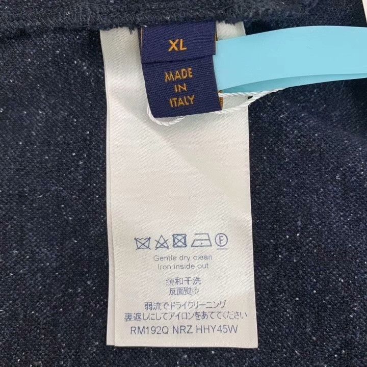 Louis Vuitton Louis Vuitton Dark Blue Monogram Cotton T-Shirt Size US XL / EU 56 / 4 - 6 Thumbnail