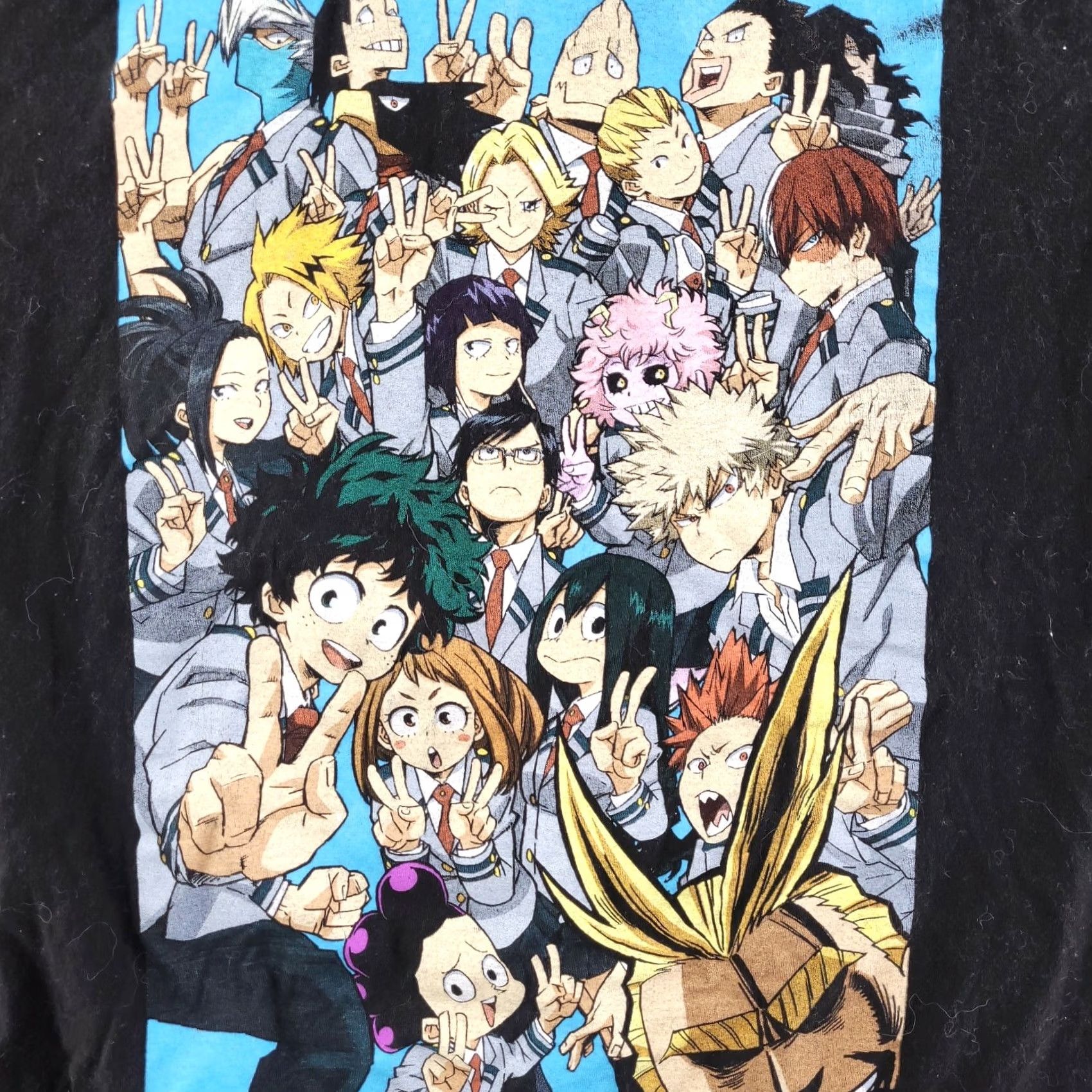 Vintage Funimation My Hero Academia T Shirt Mens XL Black Graphic Short Sleeve Logo Official Size US XL / EU 56 / 4 - 2 Thumbnail
