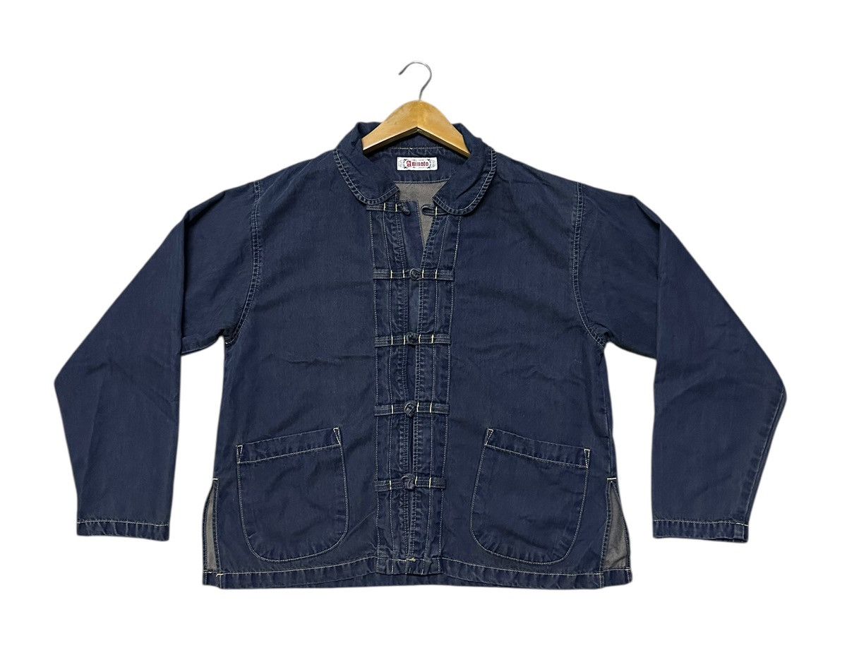 Japanese Brand Aninoto chore jacket with chinese frog buttons Size US M / EU 48-50 / 2 - 5 Thumbnail