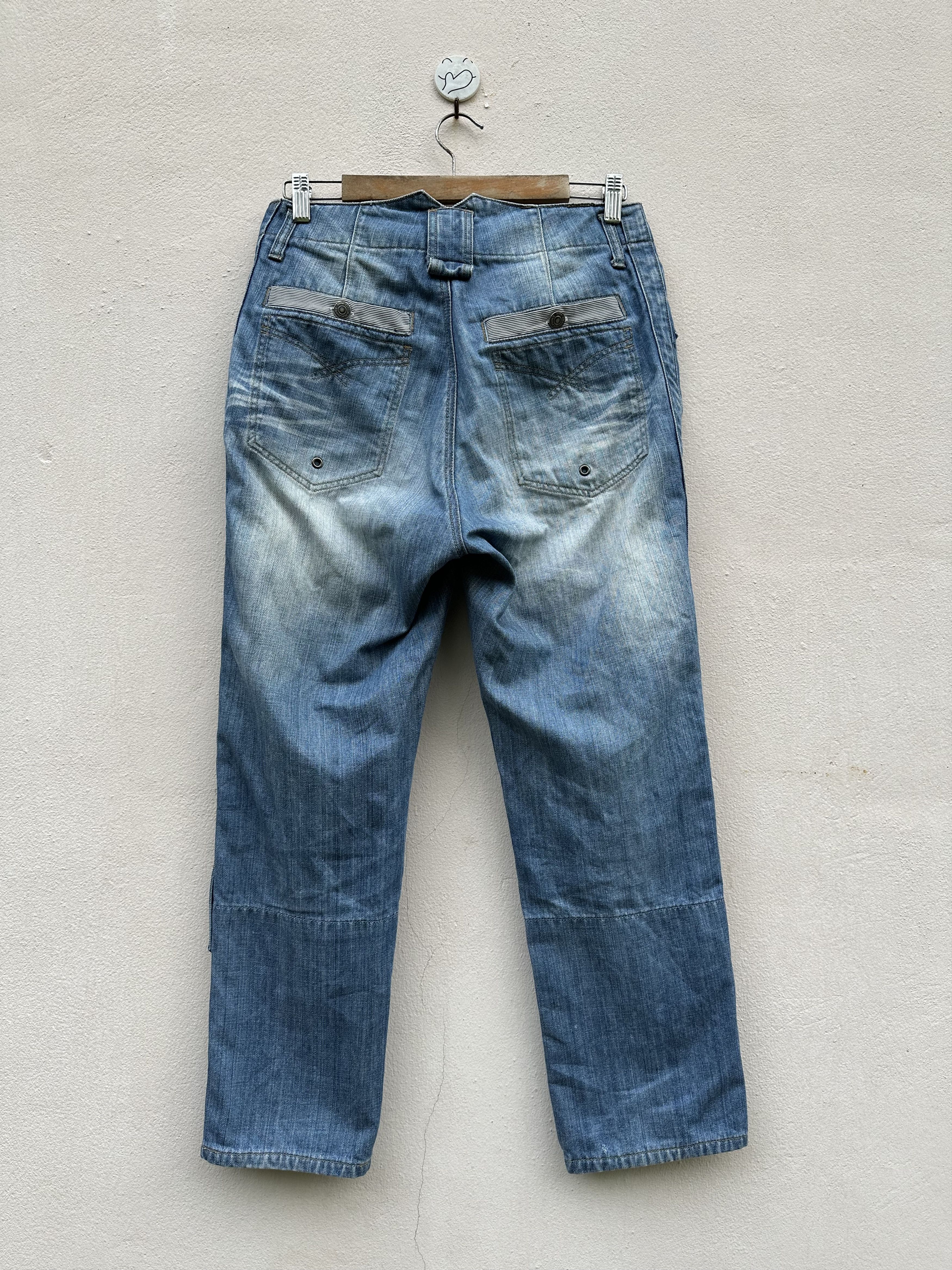 PPFM Japanese Brand PPFM Cropped Denim Jeans Size US 30 / EU 46 - 3 Thumbnail