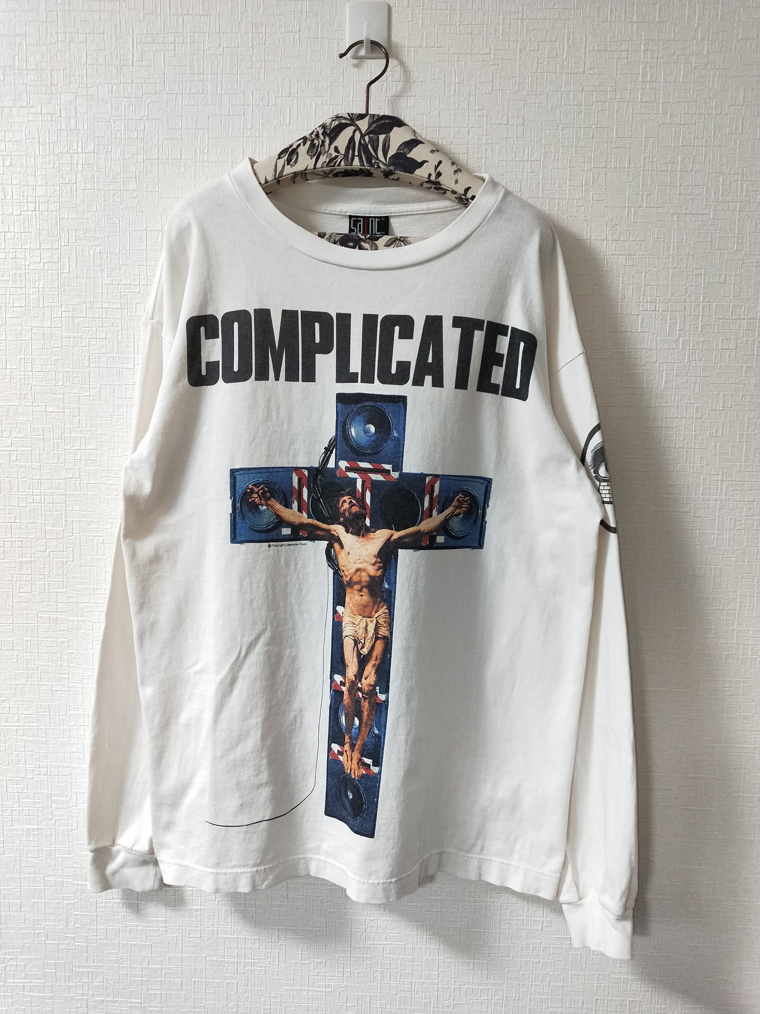 Saint Michael Kosuke Kawamura 'Complicated' Jesus L/S Tee | Grailed