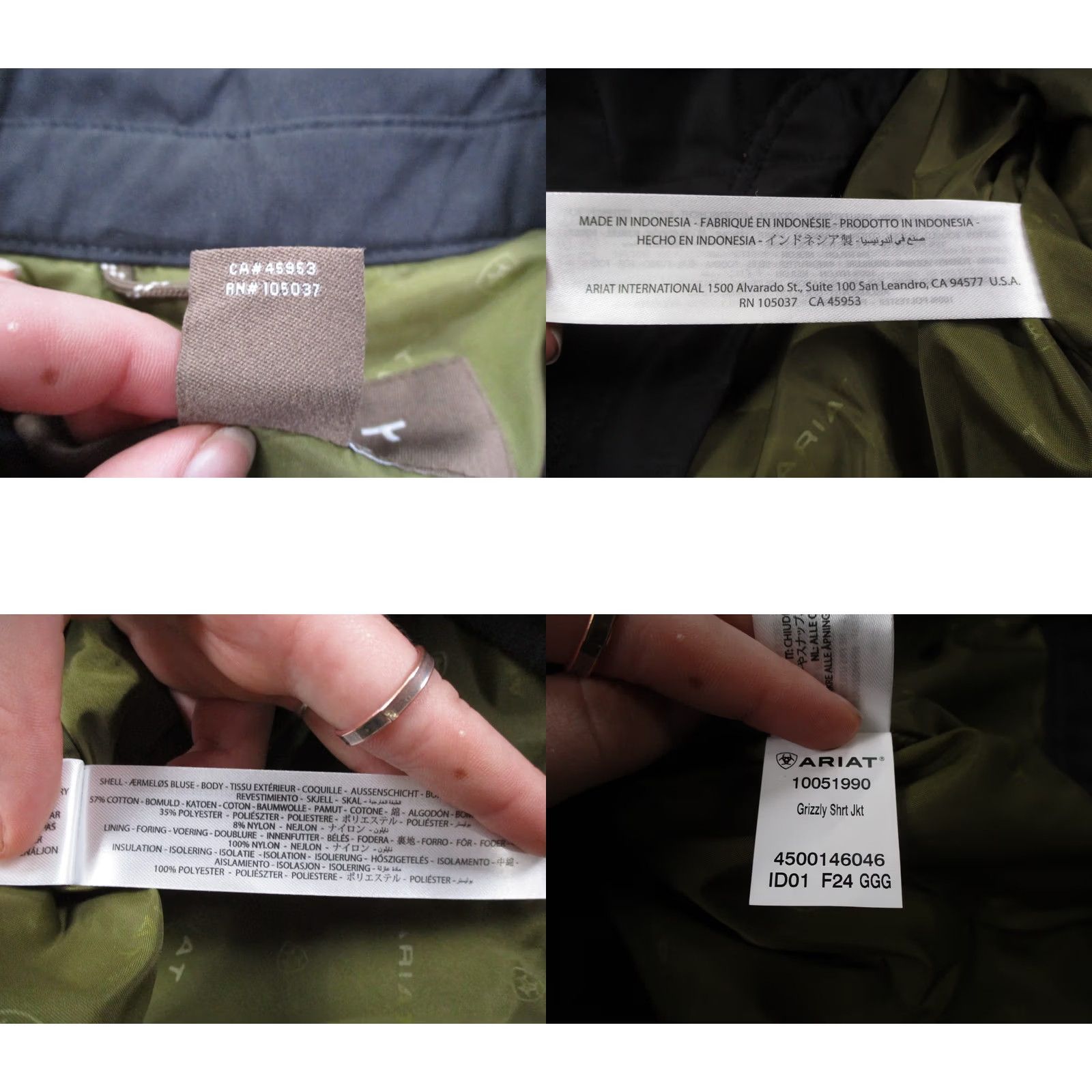 Ariat Ariat Jacket Mens S Grizzly Softshell OUTDOORS Hiking Camping NEW Windbreaker Lightweight Pockets Zipper Logo Gray Size US S / EU 44-46 / 1 - 9 Thumbnail