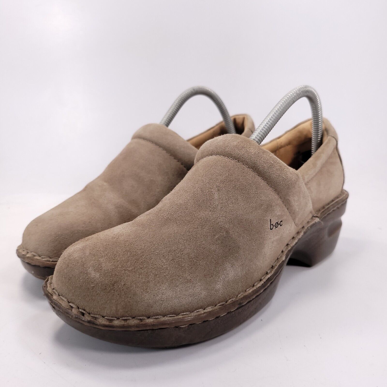 Born Born boc Peggy Clog Womens Size 10 M C89317 Beige Brown Size US 10 / IT 40 - 1 Thumbnail