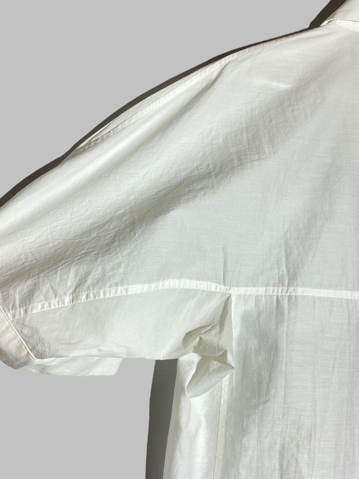 Christian Wijnants RRP 500$ Christian Wijnants Lightweight Boxy Cropped Shirt Size XS / US 0-2 / IT 36-38 - 14 Thumbnail