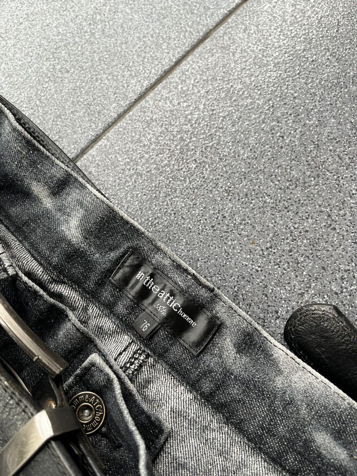 14th Addiction 🇯🇵Vtg y2k In The Attic Homme smoke distressed Jeans pats 🇯🇵 Size US 32 / EU 48 - 8 Thumbnail
