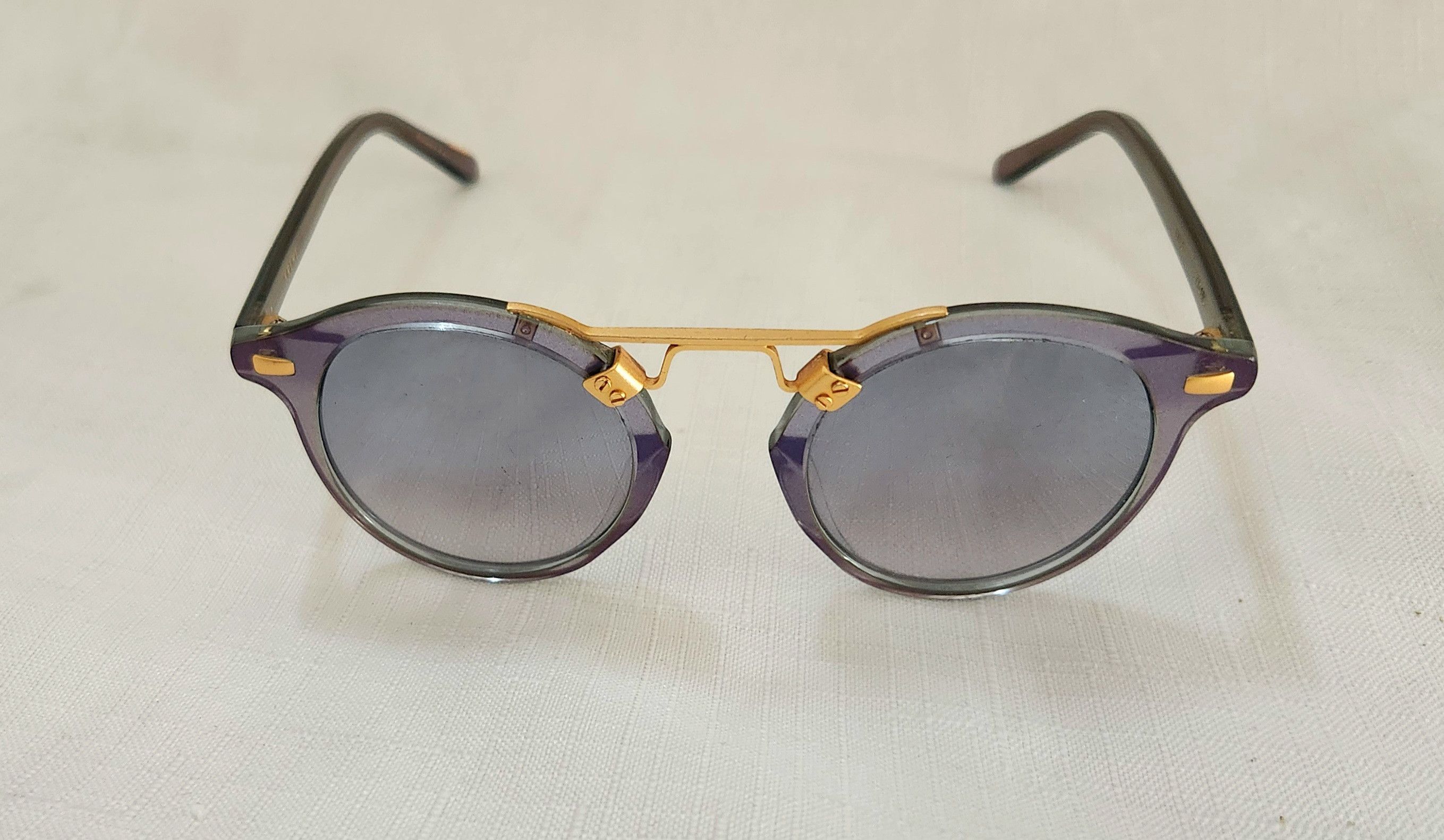 Krewe Krewe ST. LOUIS Matte Opaline to Crystal 24K Mirrored 46-23 Size ONE SIZE - 5 Thumbnail