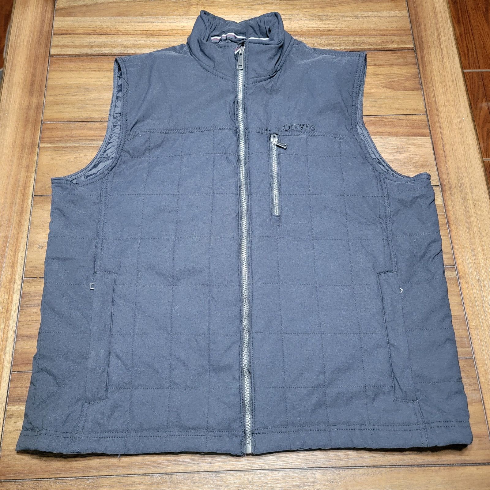 Orvis Orvis Black Quilted Unisex Vest w/ Chest Pocket - Size XL Size US XL / EU 56 / 4 - 1 Thumbnail
