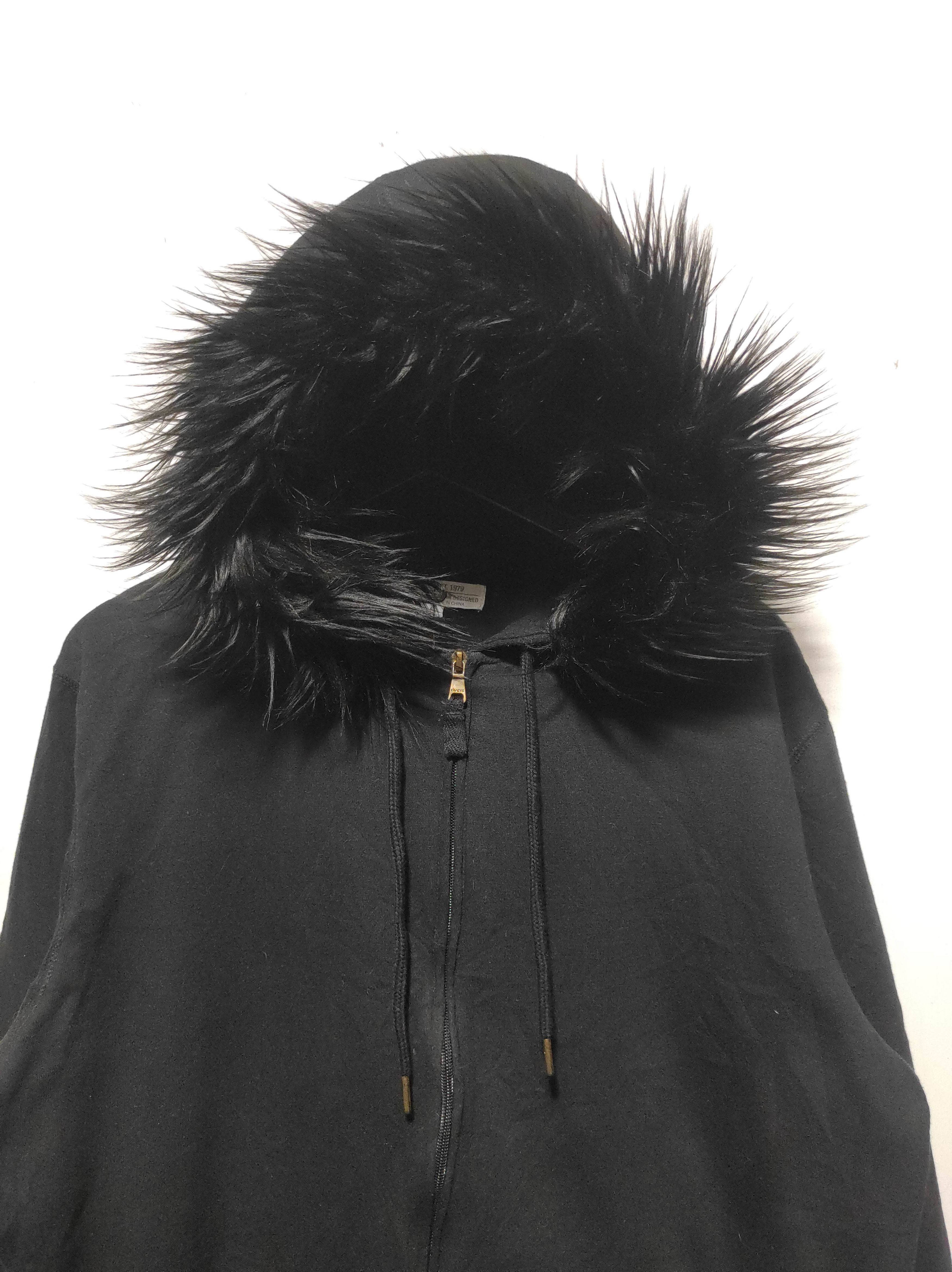 Hysteric Glamour Rivers Black Fur Hoodie IfSixWasNine LGB style Size US L / EU 52-54 / 3 - 3 Thumbnail