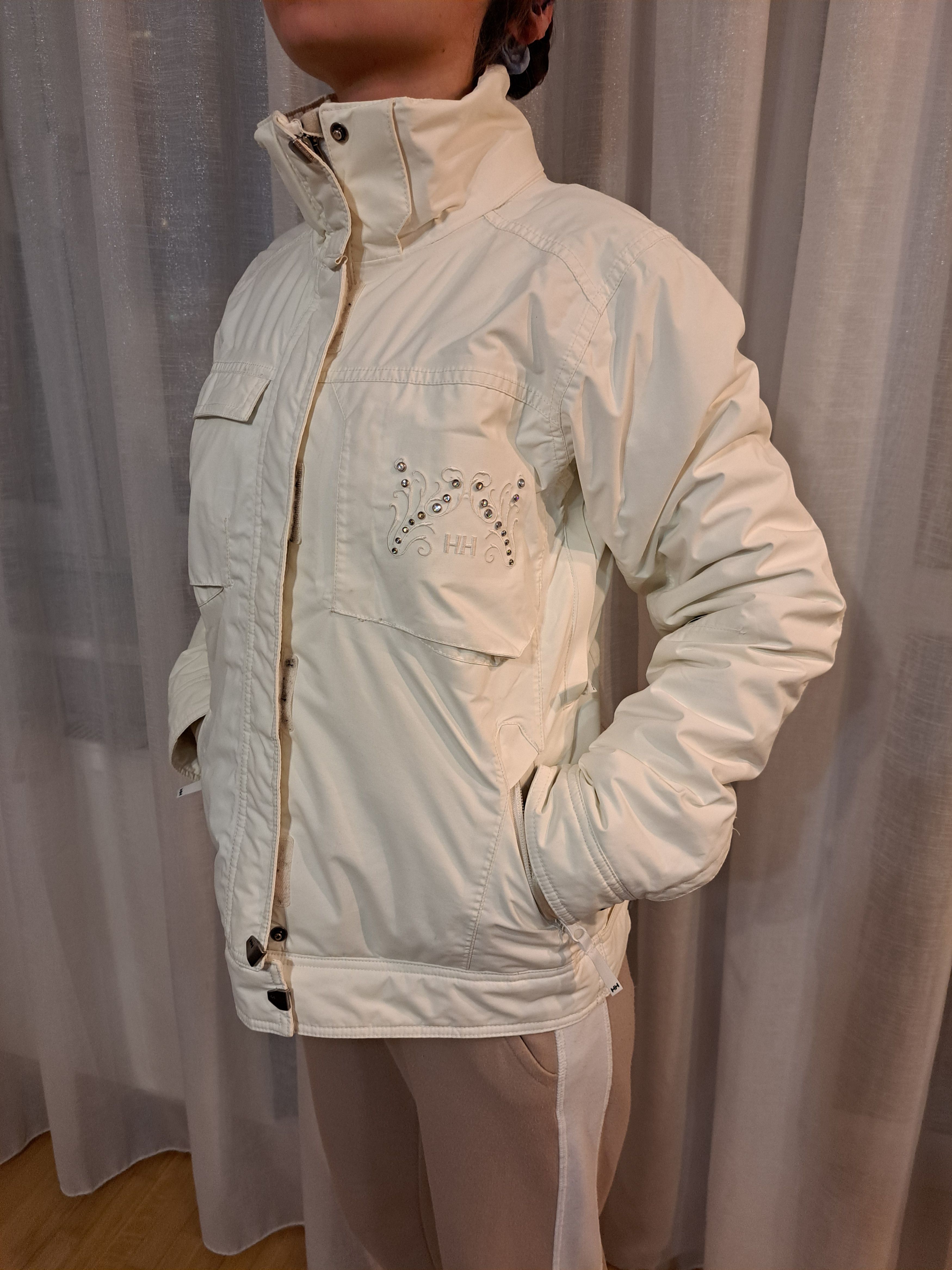 Helly Hansen × Vintage Helly Hansen vintage white ski jacket winter S Size S / US 4 / IT 40 - 1 Preview