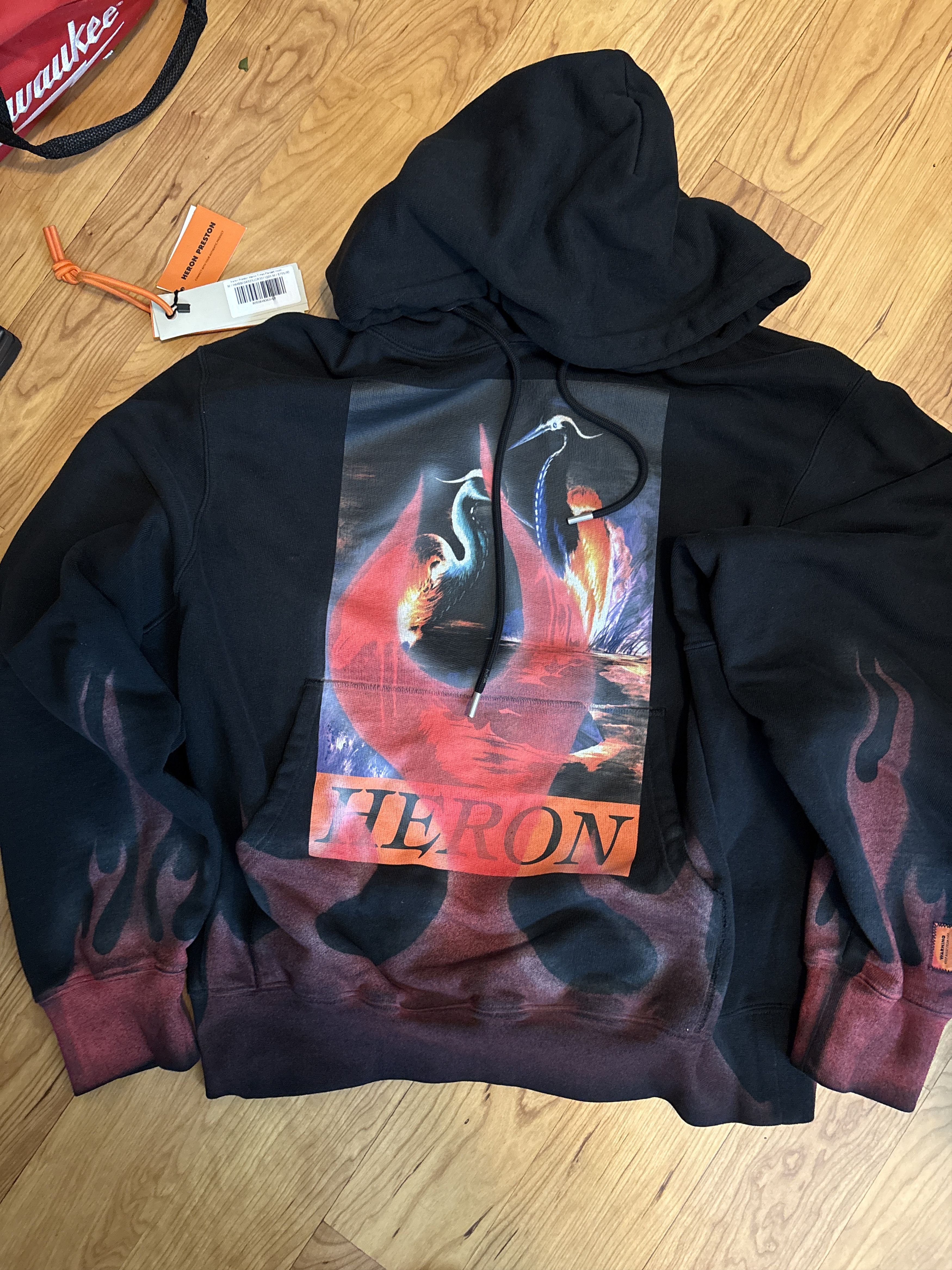 Heron Preston Heron Preston “Times Flames” Hoodie Size US M / EU 48-50 / 2 - 2 Thumbnail