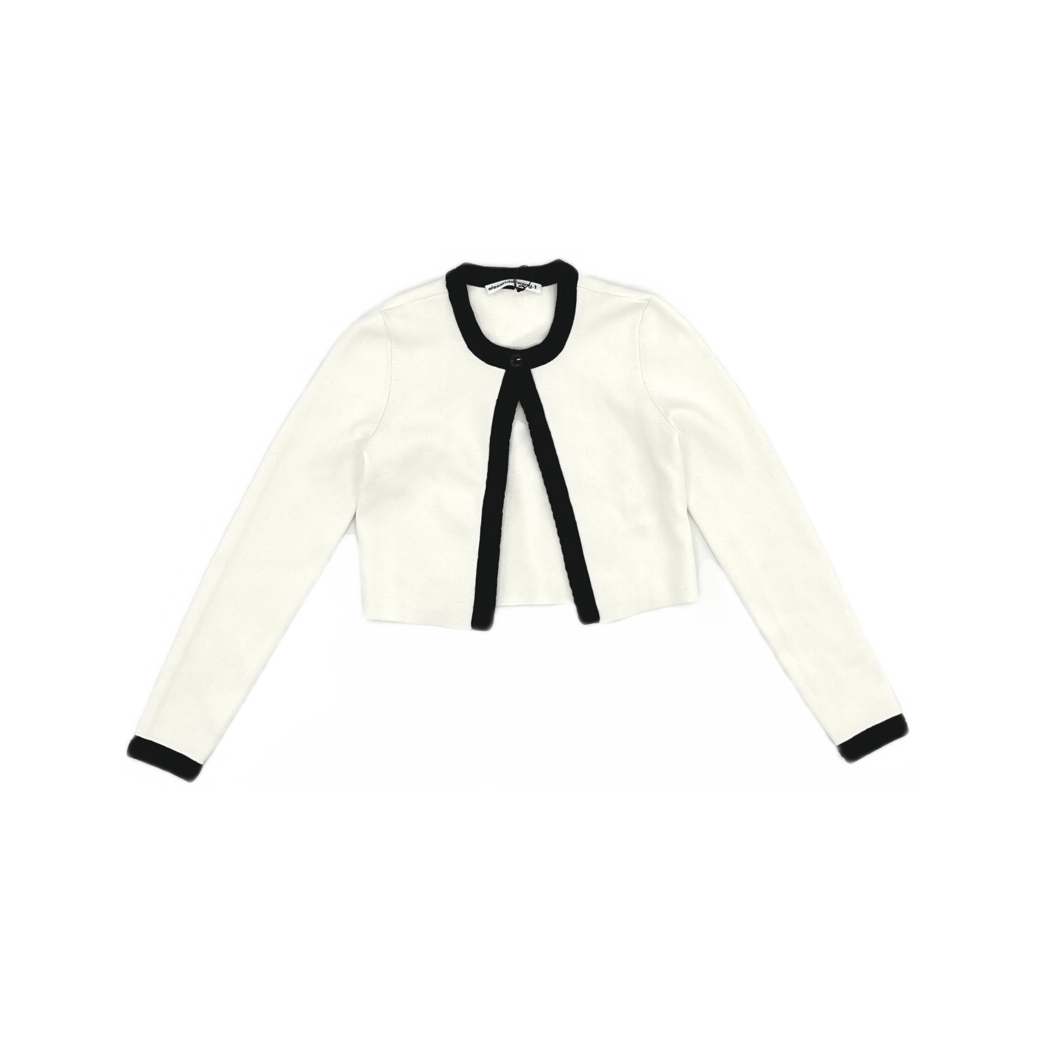 Alexander Wang Alexander Wang Logo Trim Cardigan Size XS Size XS / US 0-2 / IT 36-38 - 1 Thumbnail