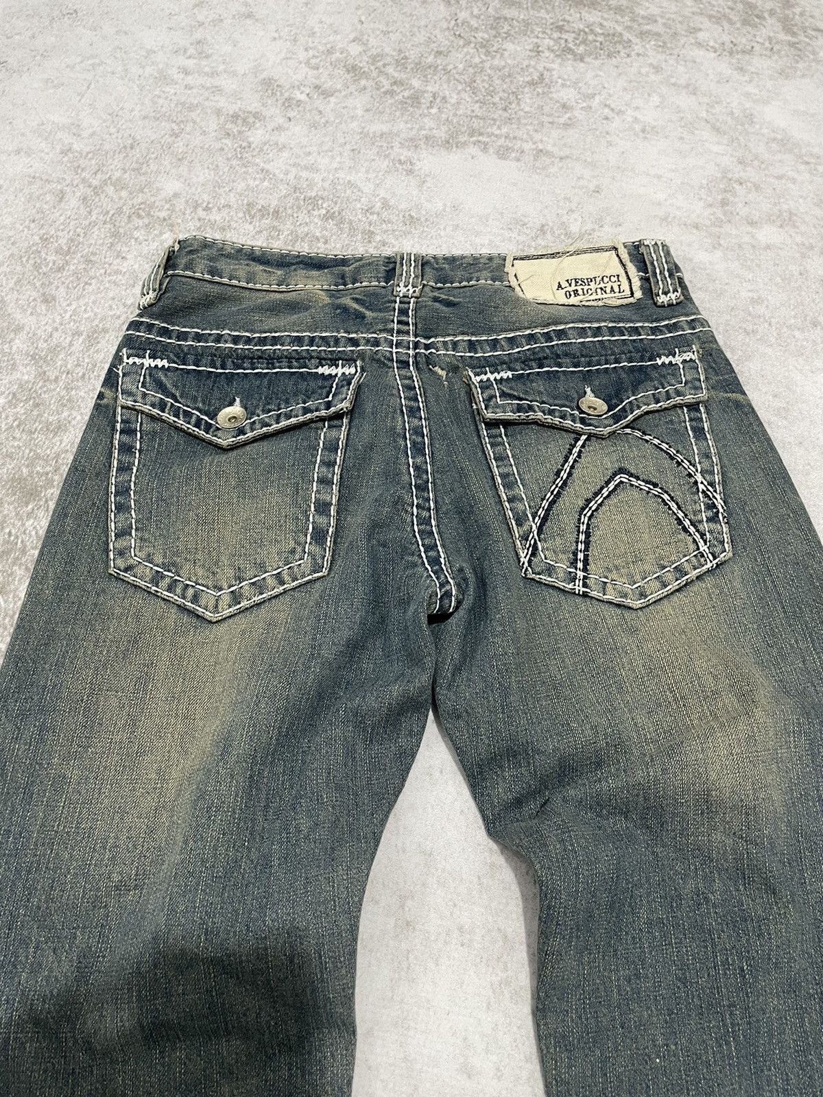 If Six Was Nine × Japanese Brand × Le Grande Bleu (L.G.B.) 2000s Flared amerigi wash japan denim pants y2k style Size US 30 / EU 46 - 5 Thumbnail
