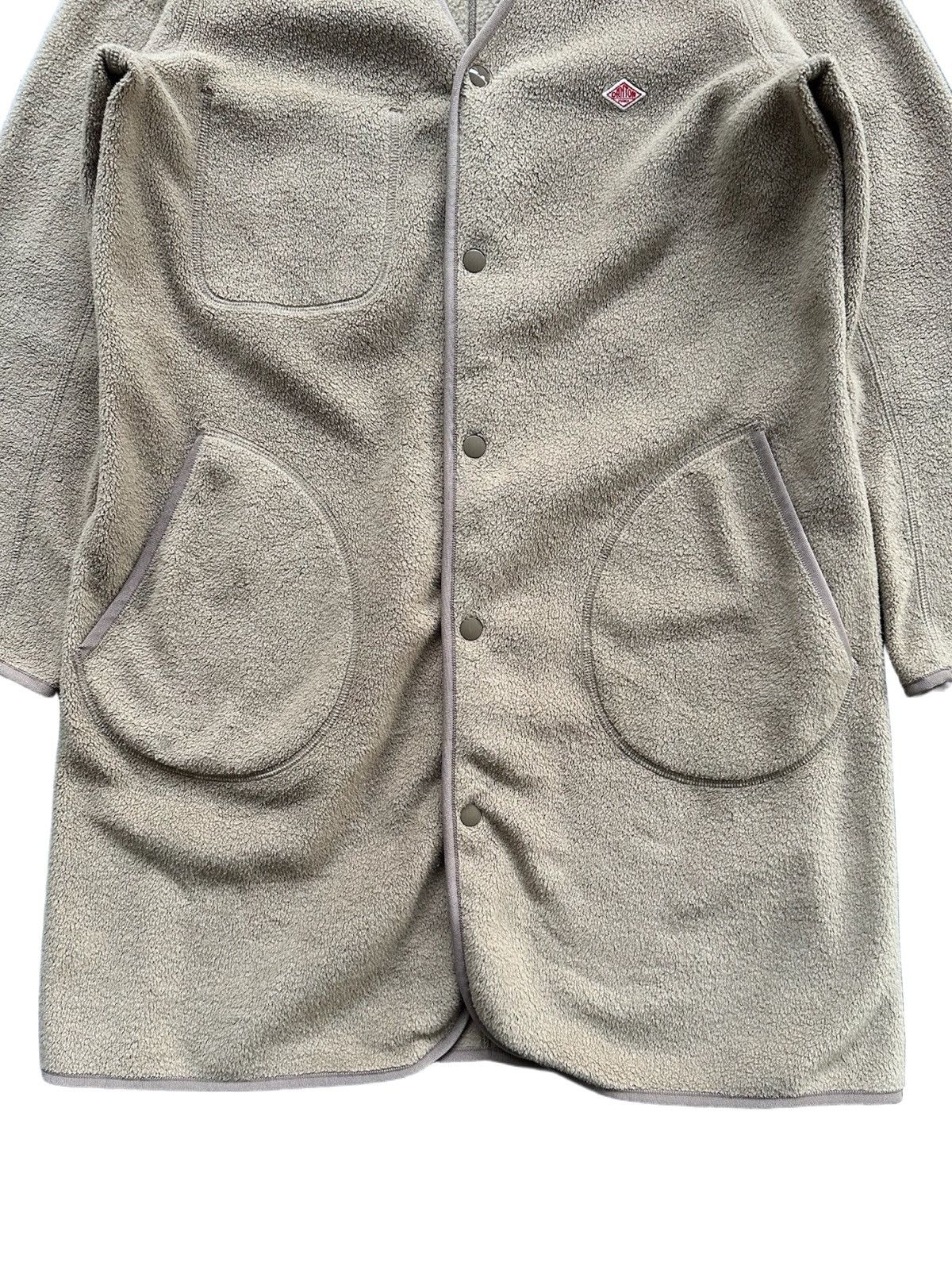 Danton Danton Vetements Collarless Fleece Button Jacket Size US M / EU 48-50 / 2 - 3 Thumbnail