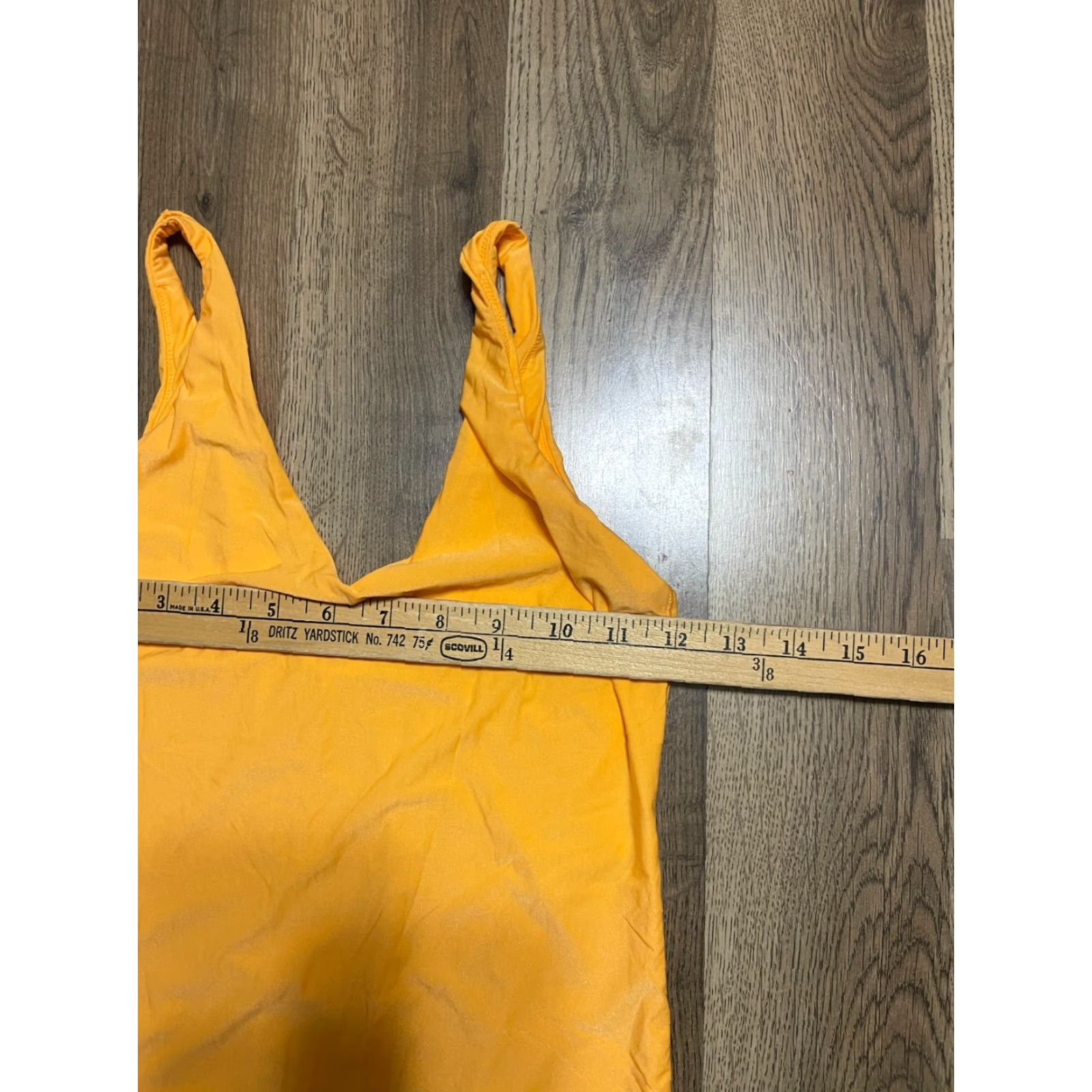 Vintage Aerie Bodysuit Womens Size M Orange Sleeveless Tank NWT Size M / US 6-8 / IT 42-44 - 3 Thumbnail