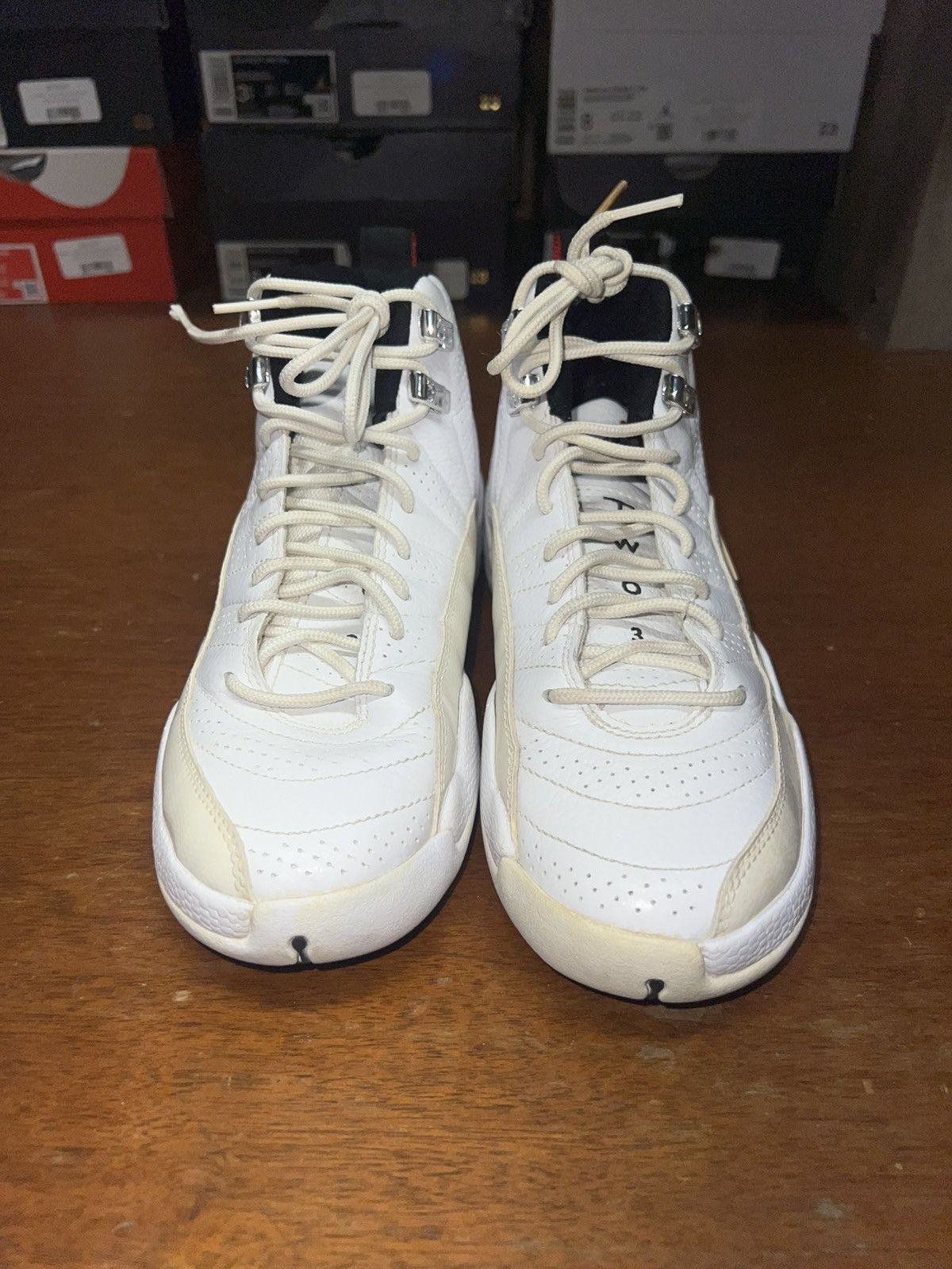 Nike Air Jordan 12 Retro GS Rising Sun size 5Y Size US 5 / EU 37 - 4 Thumbnail