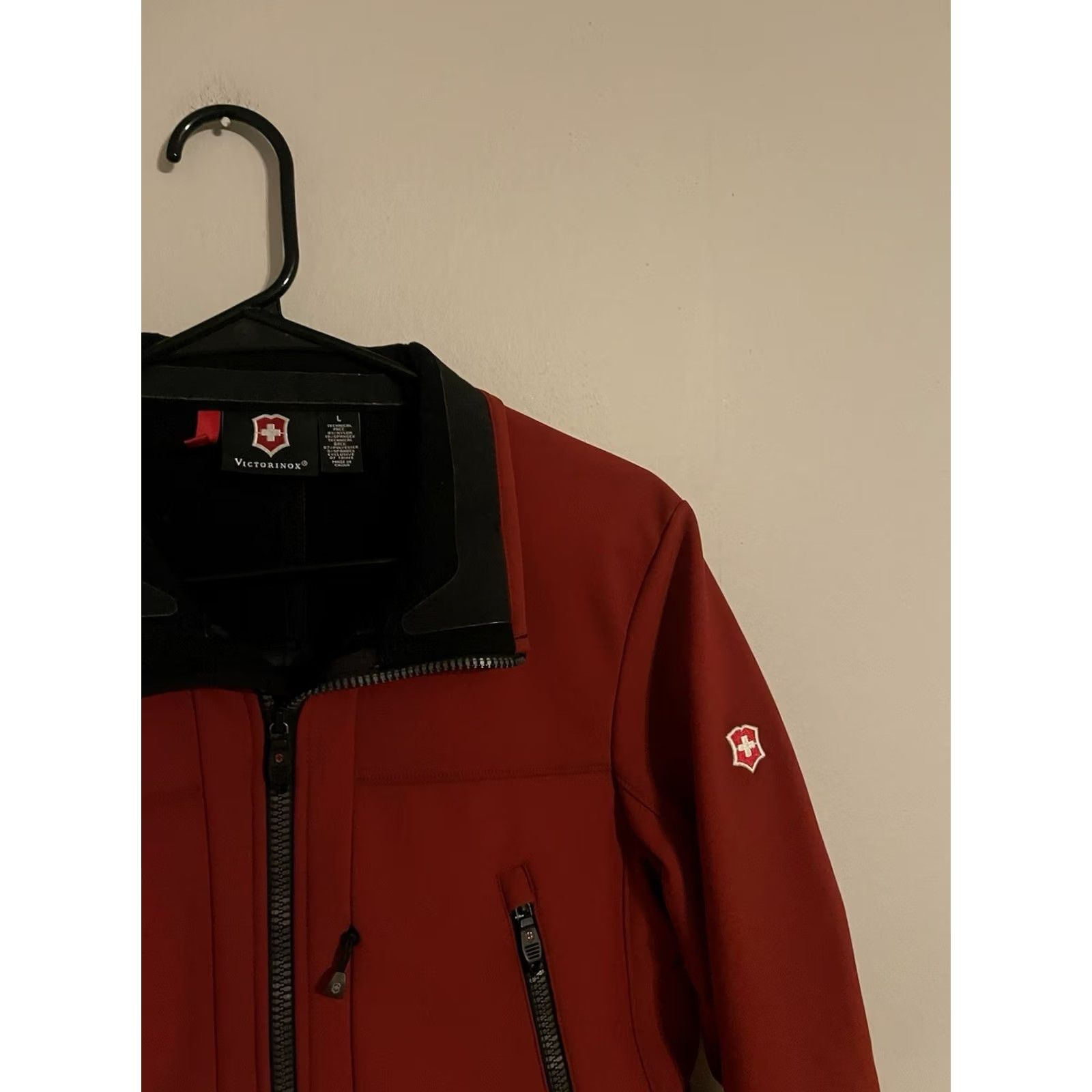 Victorinox Victorinox Women’s Jacket Red Full Zip Softshell - Large Size L / US 10 / IT 46 - 2 Thumbnail