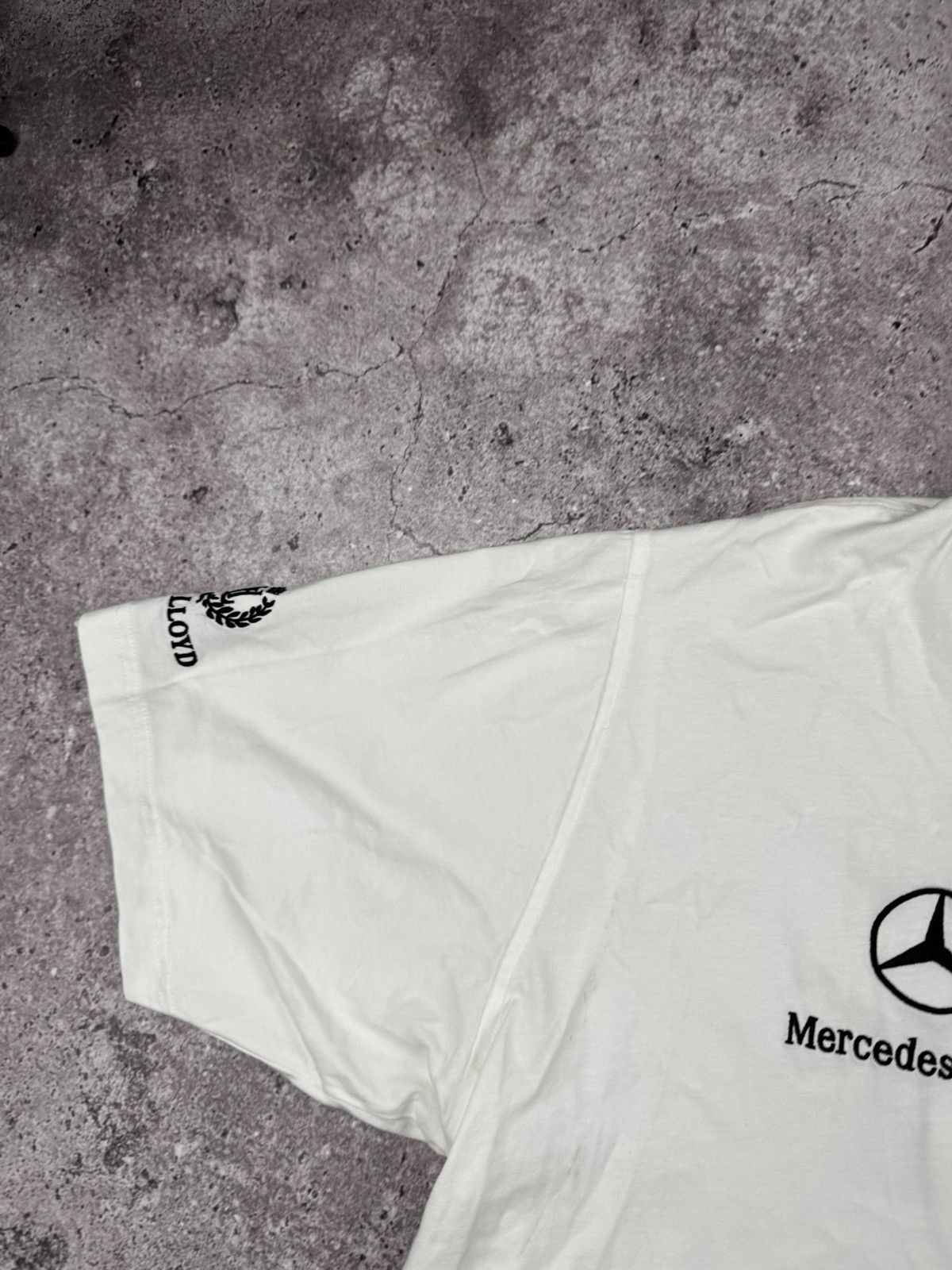 Mercedes-Benz Vintage Mercedes Benz & Henri Lloyd Nico Rosberg tee Formula Size US XL / EU 56 / 4 - 6 Thumbnail