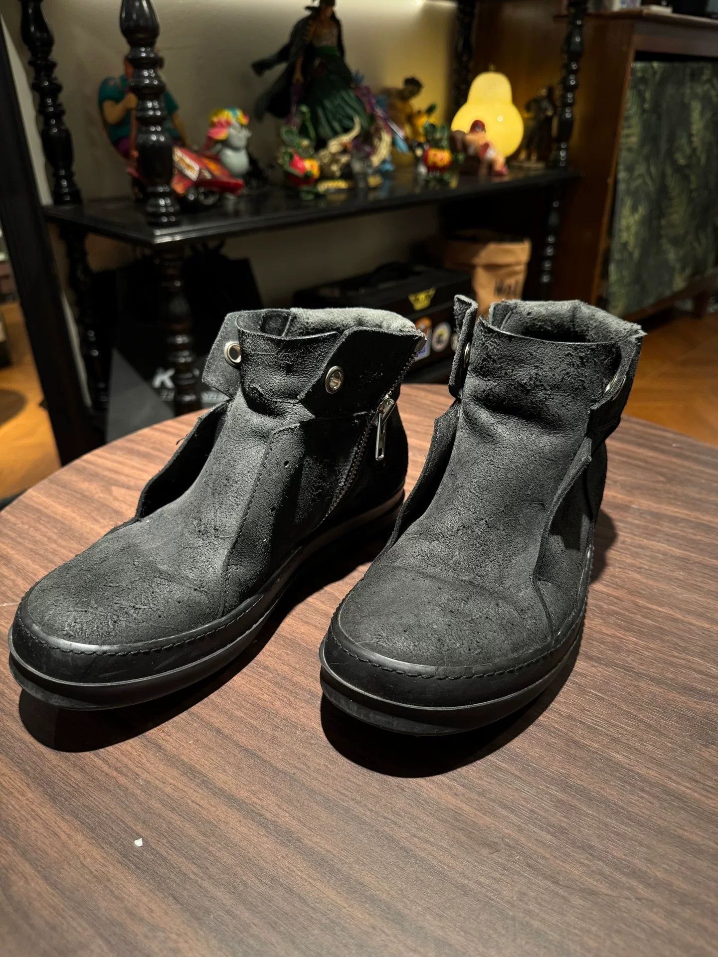 Rick Owens Rick Owens Island Dunk Zip Boots Size US 10.5 / EU 43-44 - 1 Thumbnail