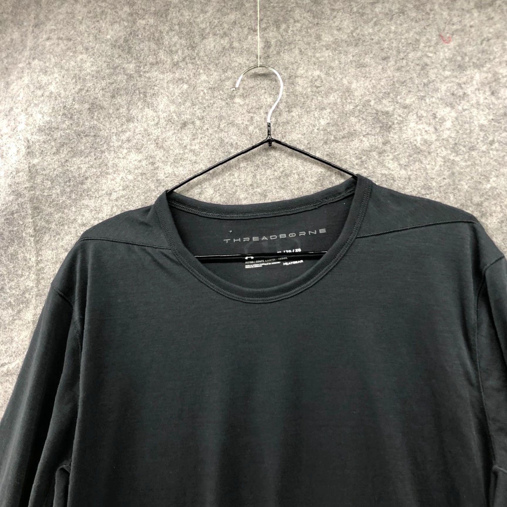 Under Armour Under Armour HeatGear Theadborne Long Sleeve T Shirt Mens XL Fitted Gray Size US XL / EU 56 / 4 - 3 Thumbnail