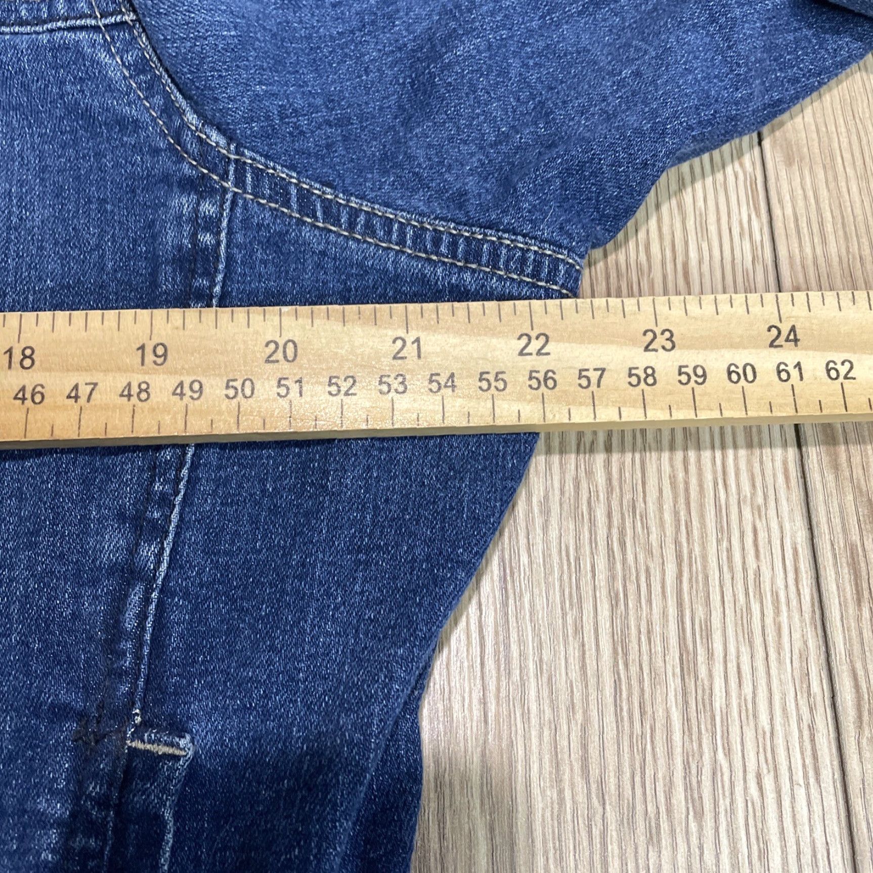 Denime VINTAGE Sonoma Women's Denim Trucker Jacket XL Blue Casual Classic 80s Size 40" / US 18 - 6 Thumbnail