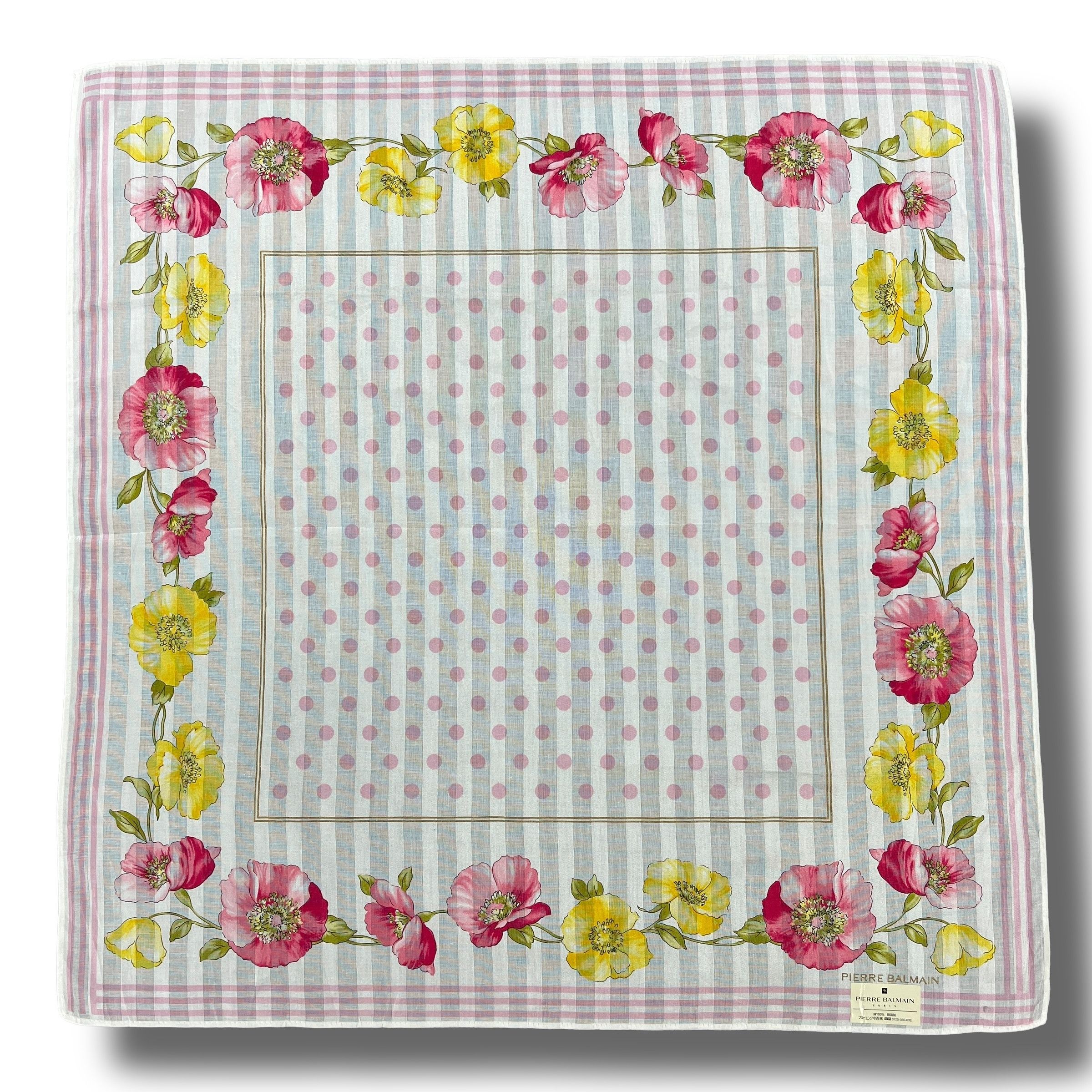 Vintage Pierre Balmain Handkerchief / Bandana / Neckerchief B480 Size ONE SIZE - 9 Thumbnail