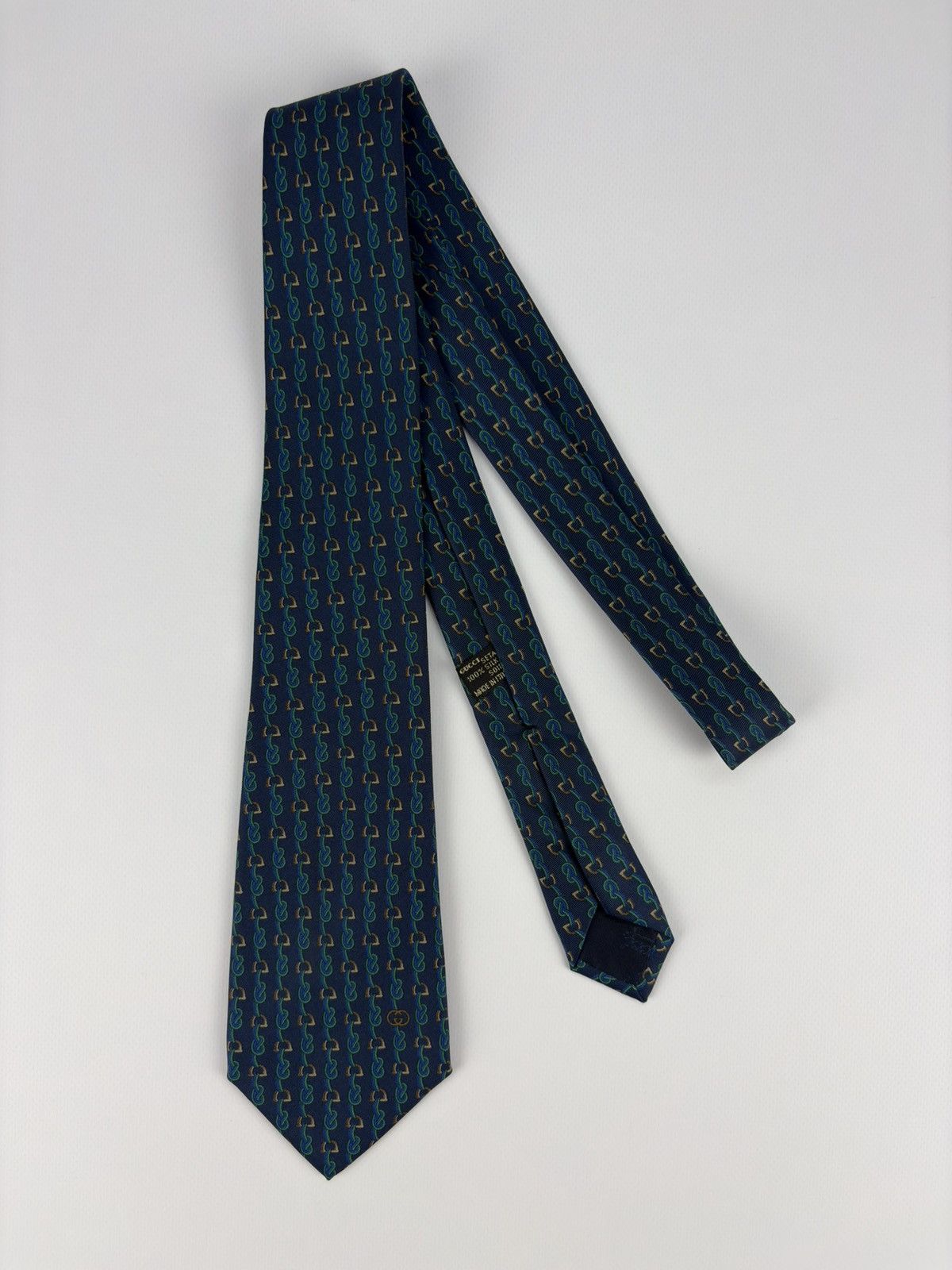 Gucci Gucci Vintage Silk Tie Size ONE SIZE - 2 Thumbnail