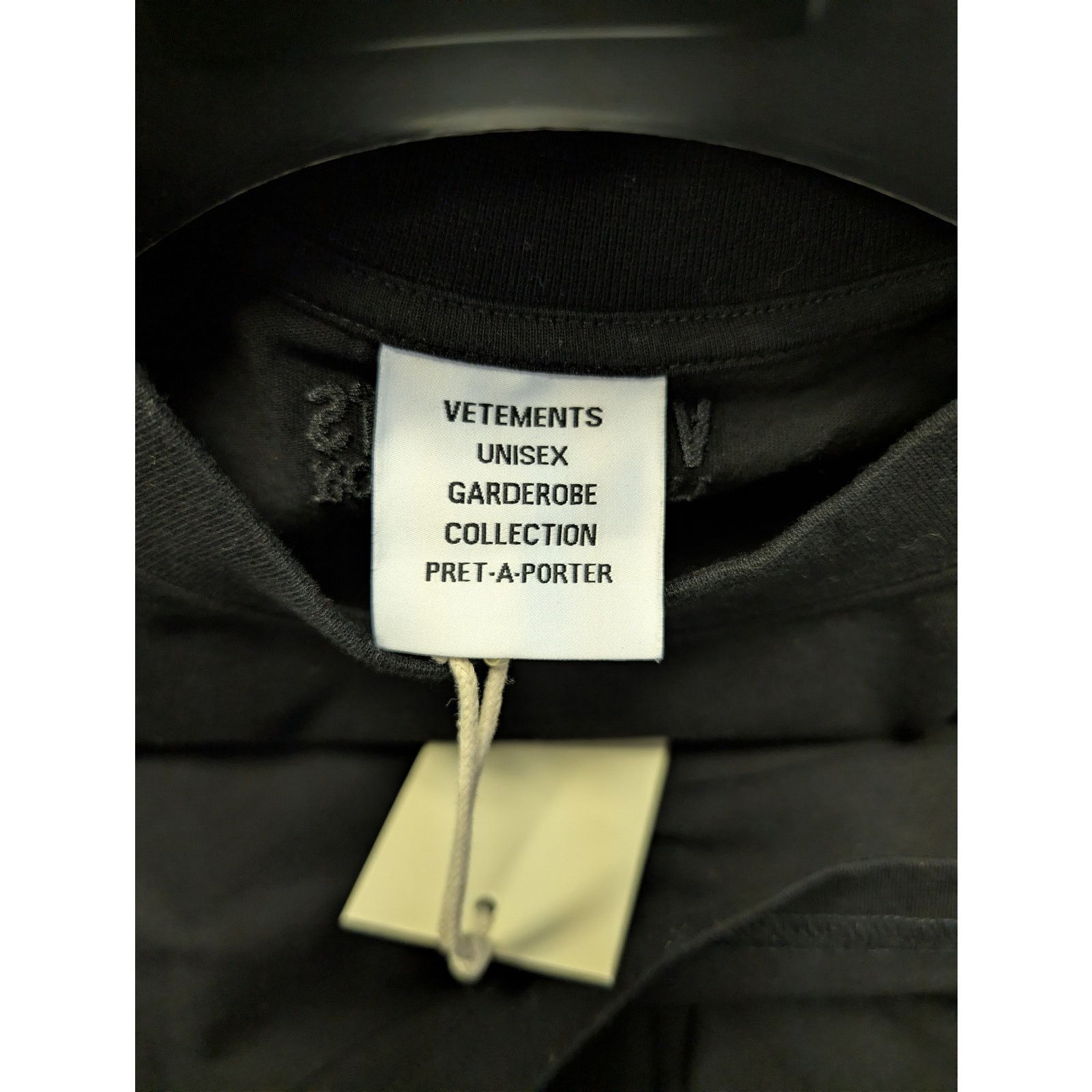 Bottega Veneta o1rshd1 Vetements Cotton T-Shirt in Black Size US M / EU 48-50 / 2 - 20 Thumbnail