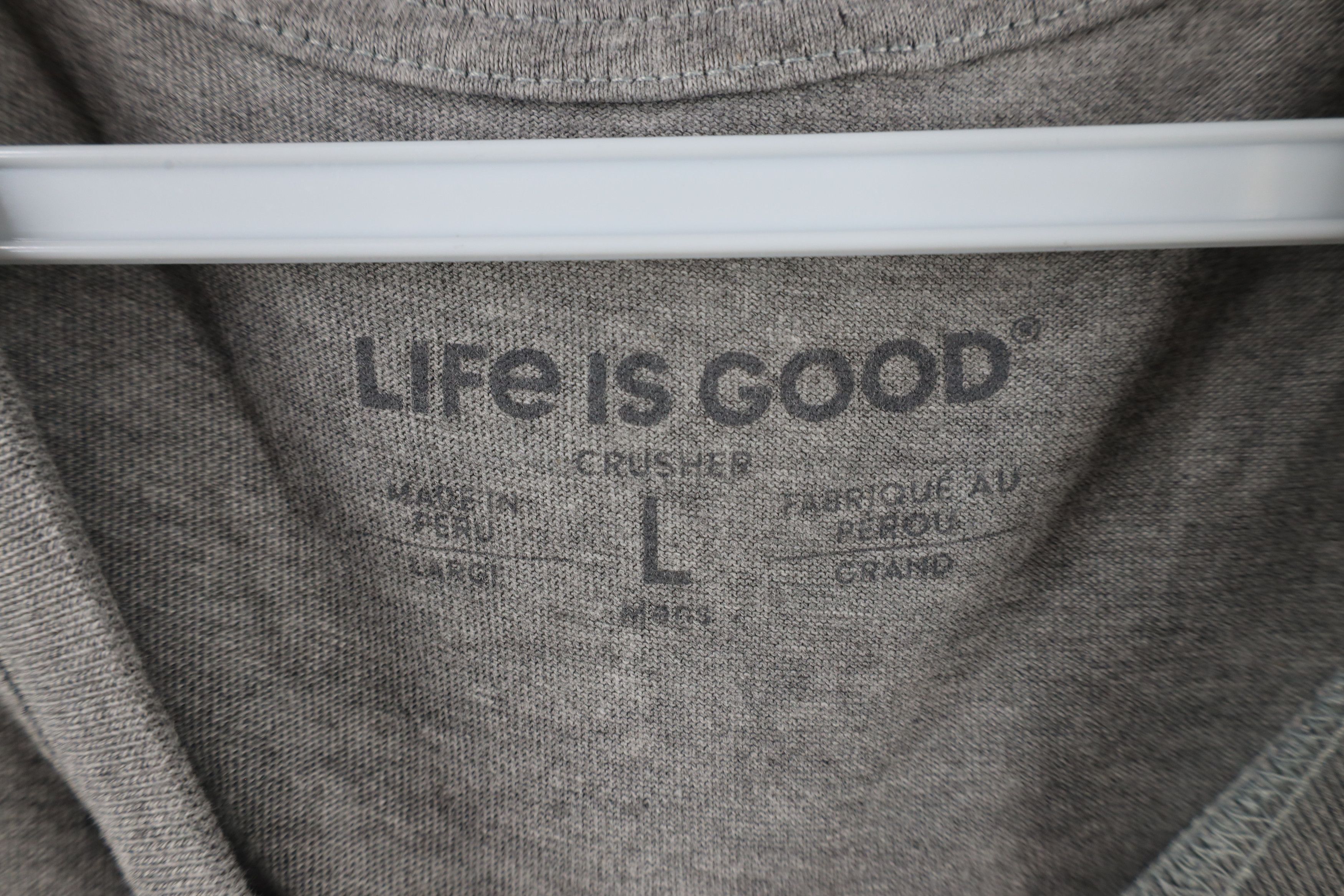 Life is Good × Vintage Life Is Good Out Boats Well With Others Crusher T-Shirt Gray Size US L / EU 52-54 / 3 - 6 Thumbnail