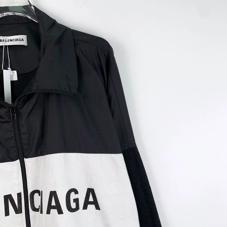 Balenciaga Balenciaga size 36 Color-block logo printed cotton lapel l Size US XS / EU 42 / 0 - 3 Thumbnail
