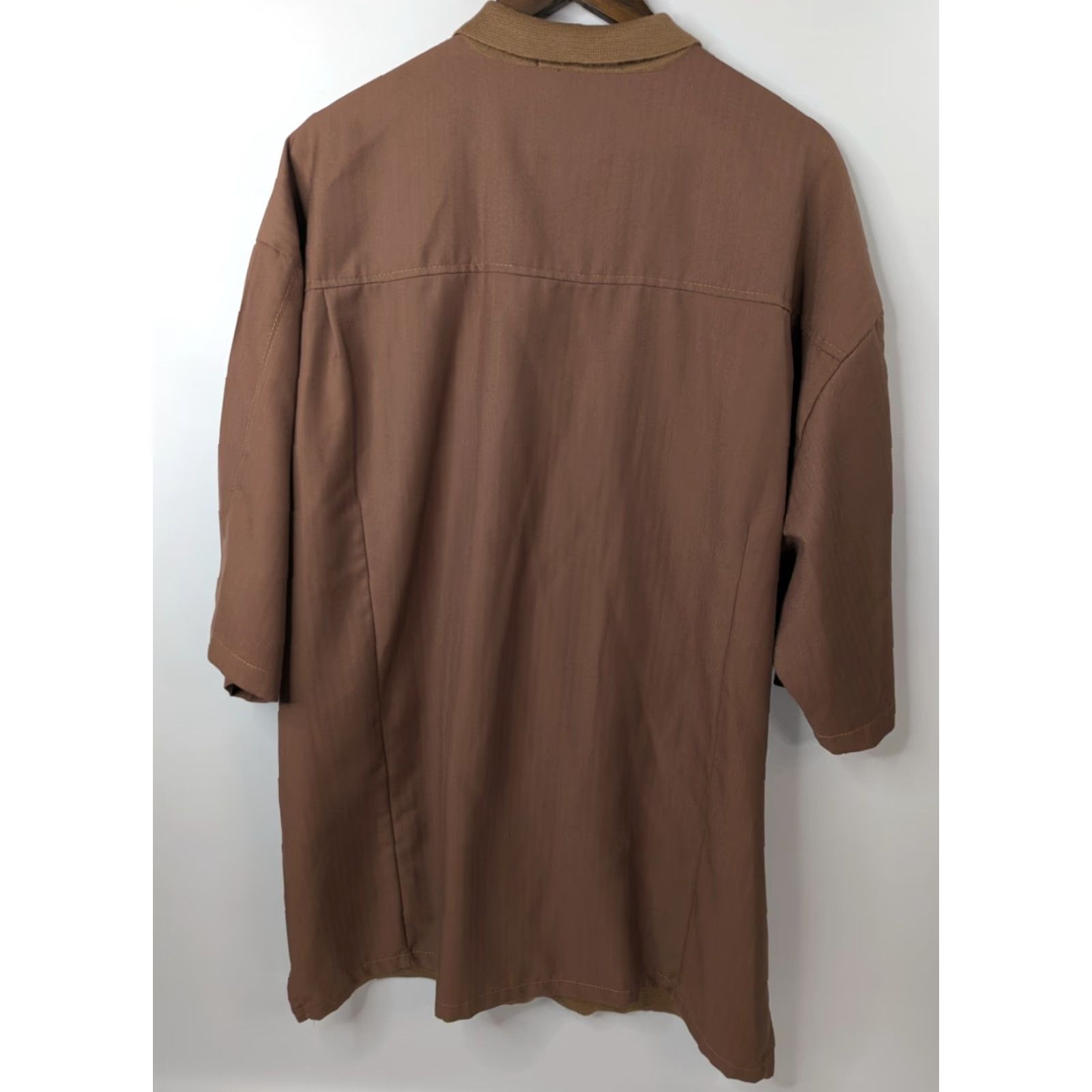 Etro SilverSilk Shirt Men's 2XL Brown Button-Up Short Sleeve Stripe Vintage? No (adjust) Size US XXL / EU 58 / 5 - 3 Thumbnail