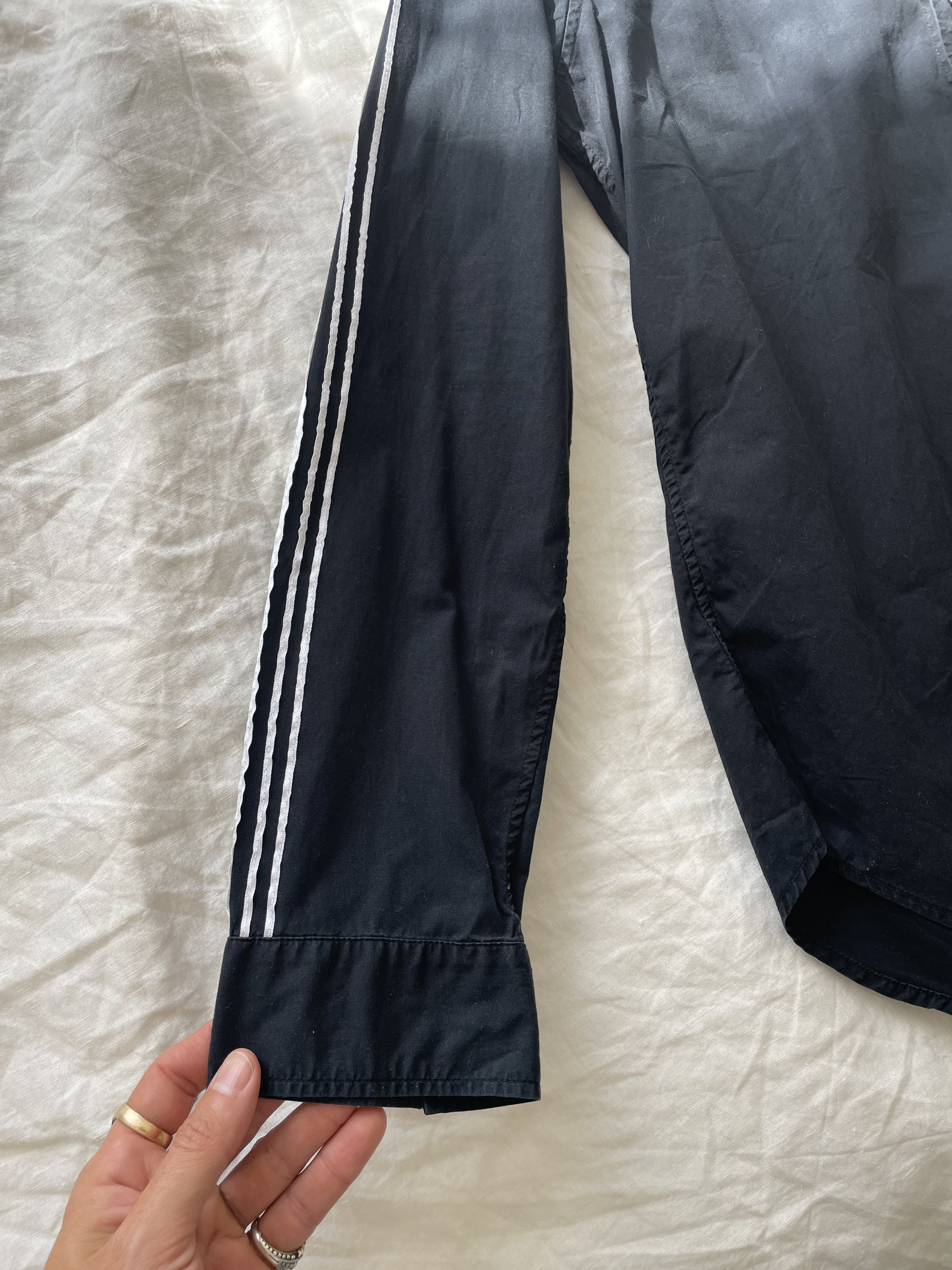 Y-3 Archive y-3 Yohji black shirt with stripes Size US M / EU 48-50 / 2 - 3 Thumbnail