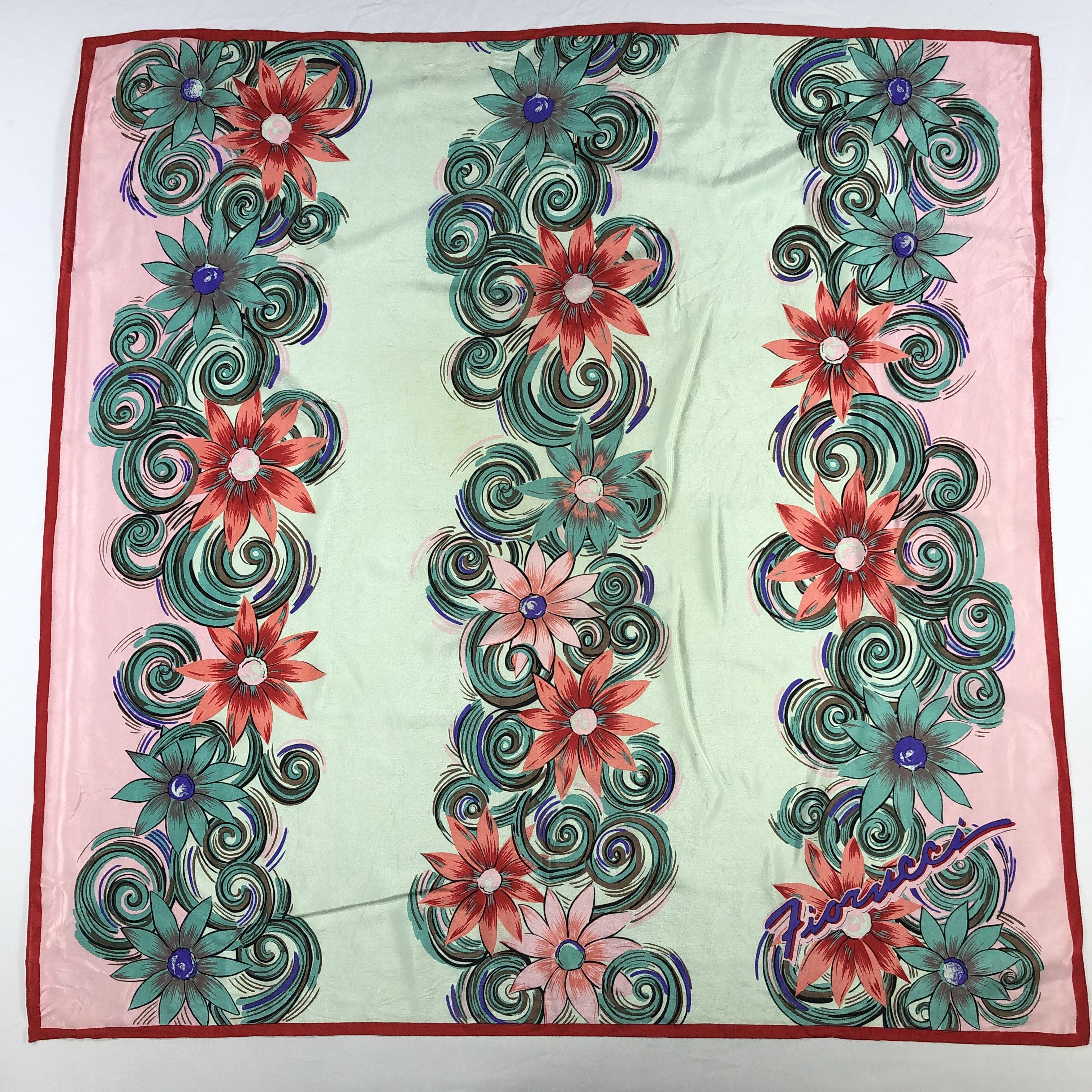 Fiorucci Vintage Fiorucci Silk Scarf Size ONE SIZE - 2 Thumbnail
