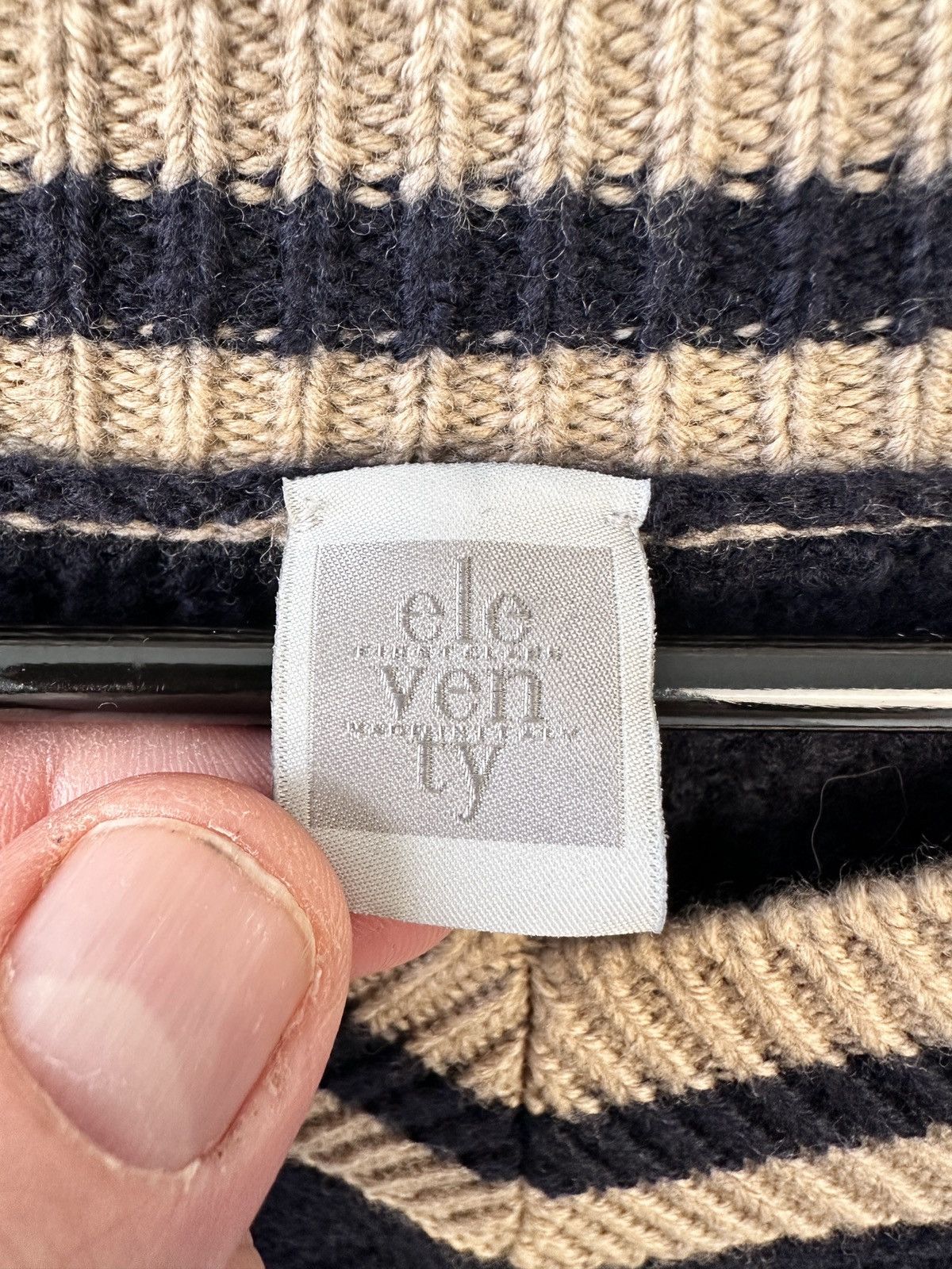 Eleventy Eleventy Italy Wool Cable Knit Sweater Preppy Style XL Size XL / US 12-14 / IT 48-50 - 7 Thumbnail