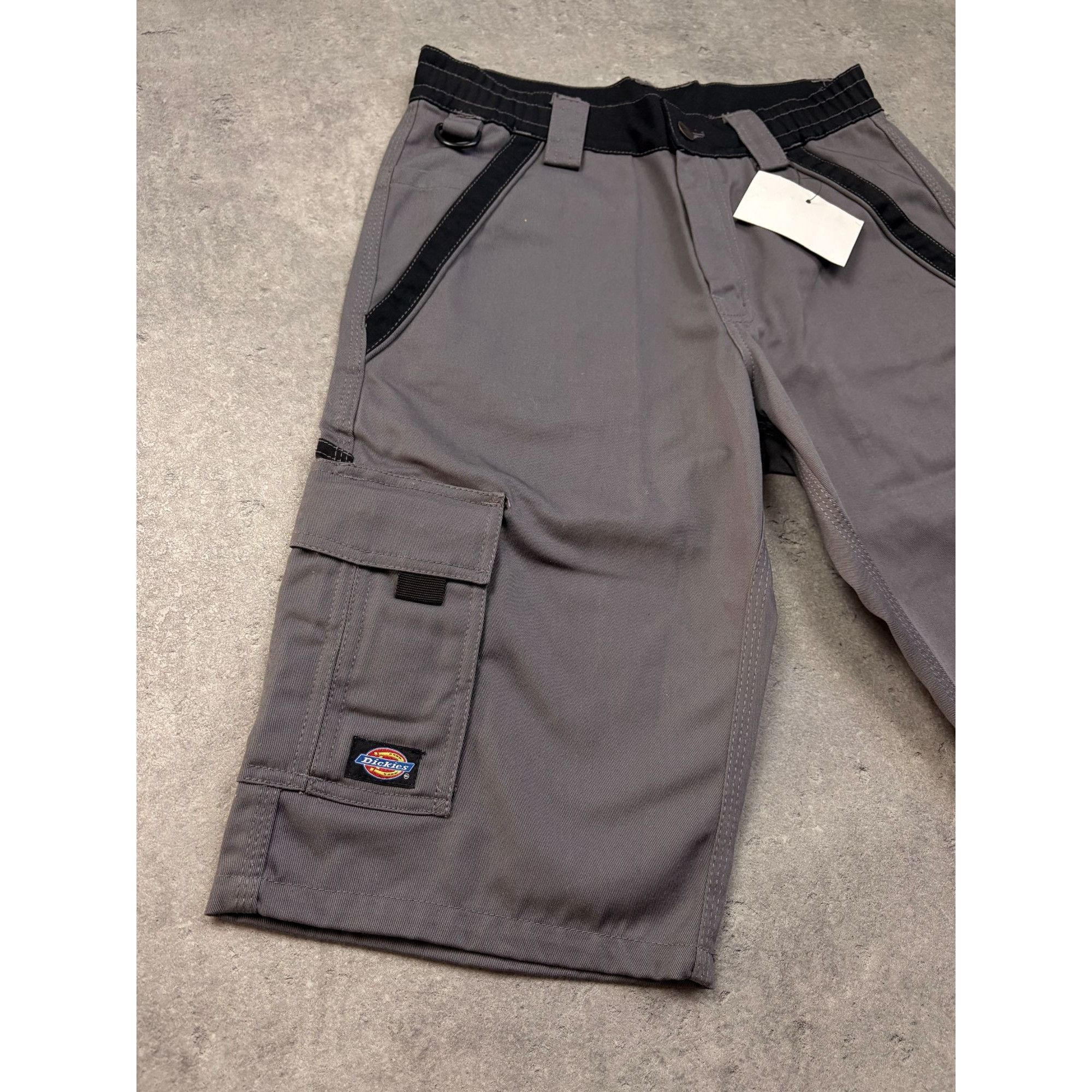 Dickies Dickies Cargo Work Shorts Grey Black Two-Tone Utility Gorpco Size US 32 / EU 48 - 5 Thumbnail