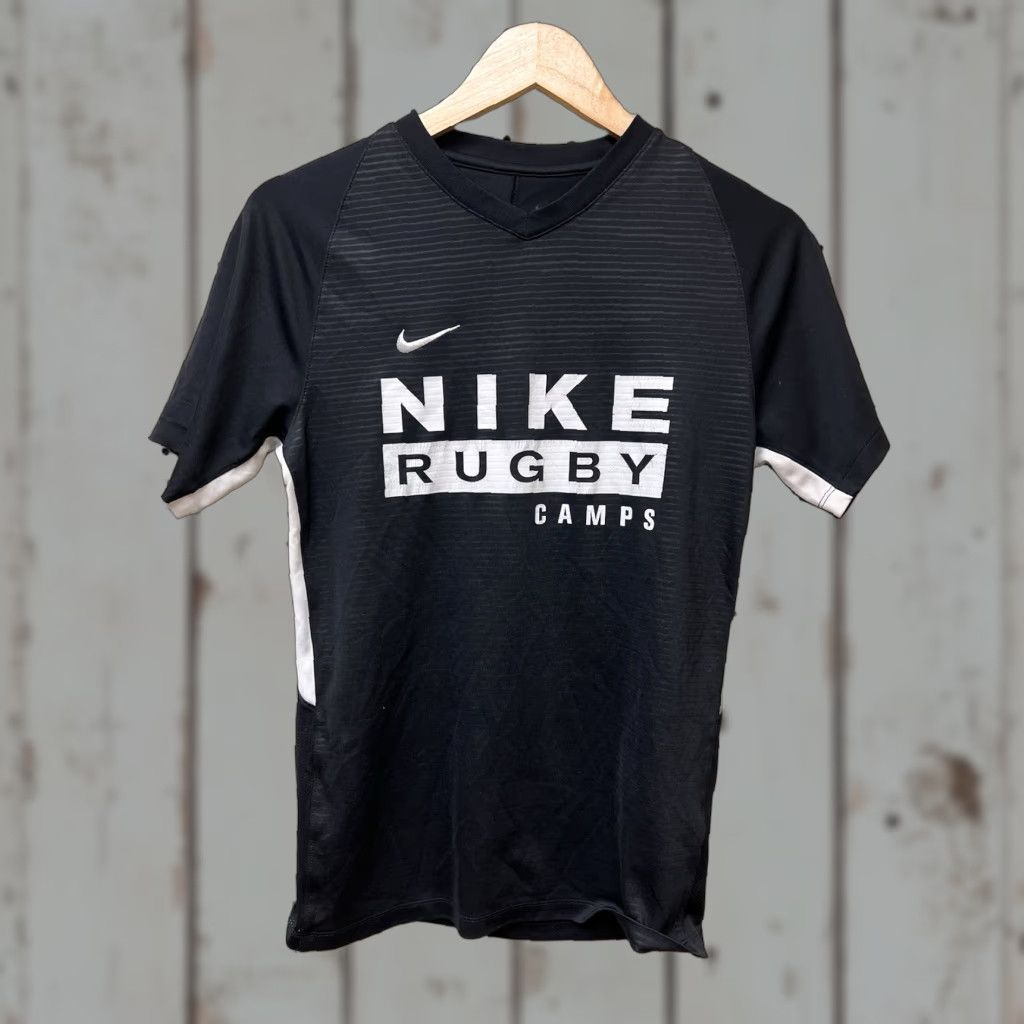 Nike Nike Rugby Camps Dri-fit Black Short Sleeve Small Shirt Jersey Size US S / EU 44-46 / 1 - 1 Thumbnail