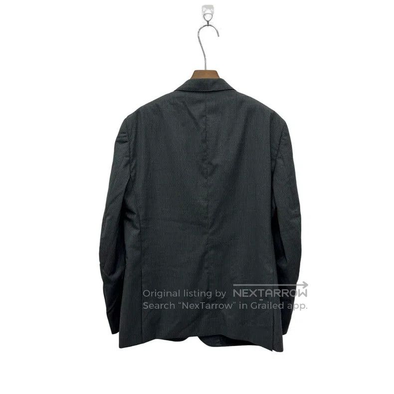 Louis Vuitton Louis Vuitton Gray striped wool blazer Size 54R - 2 Thumbnail
