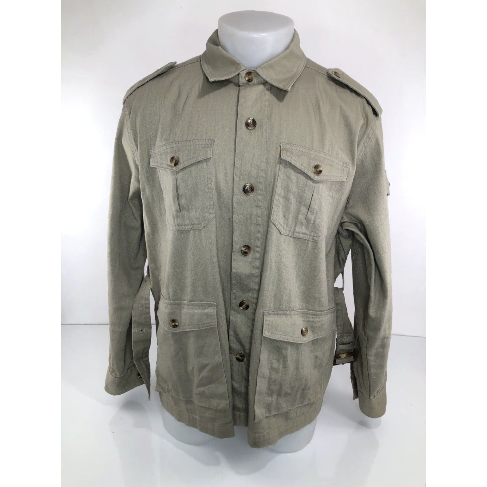 Pendleton VINTAGE Pendleton Shirt Jacket Belted Beiges L Mens Long Sleeve Size L Size US L / EU 52-54 / 3 - 2 Thumbnail