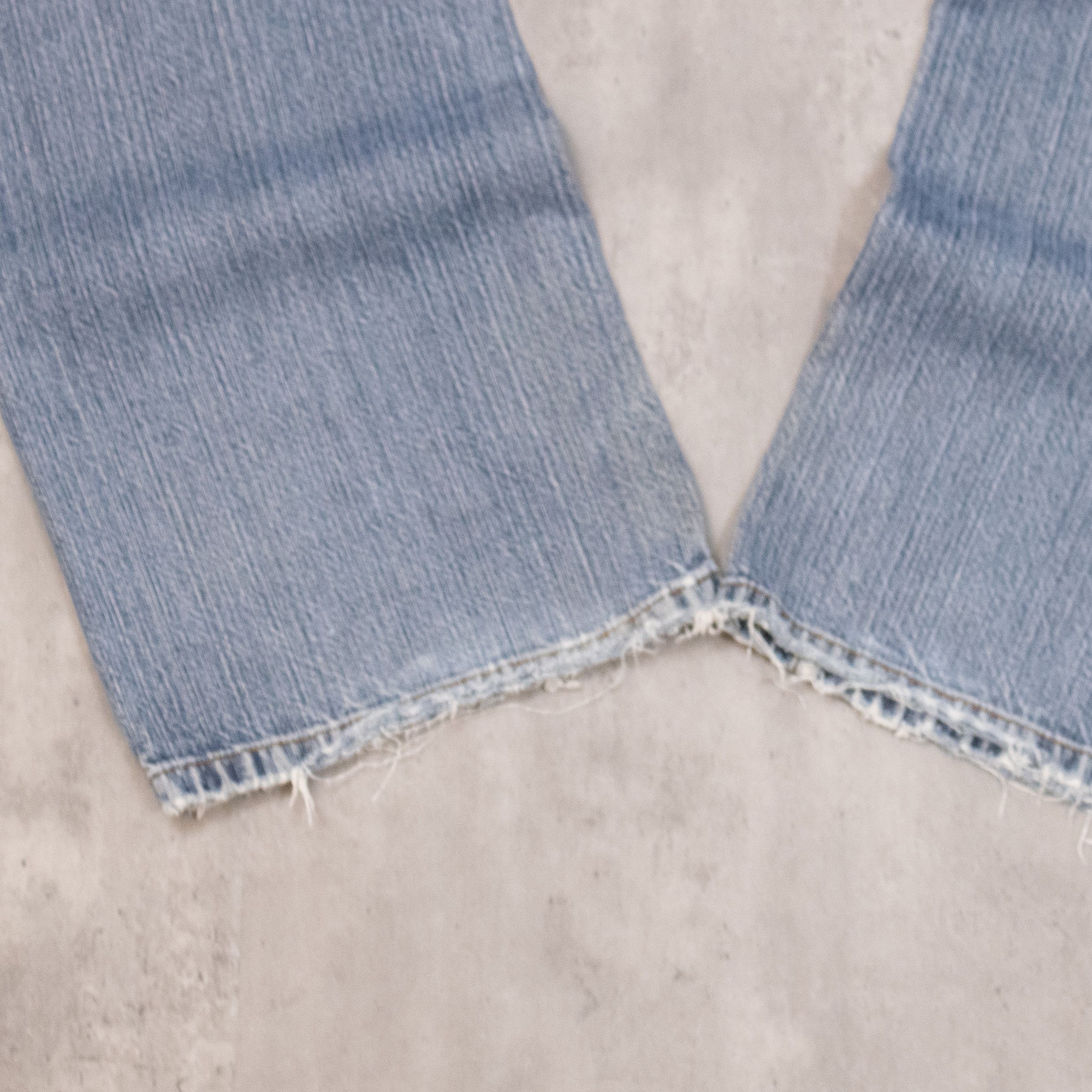 4YOU Y2K 00's 4You Baggy Relax Fit Wide Midwash Denim Pant's Size US 30 / EU 46 - 11 Thumbnail