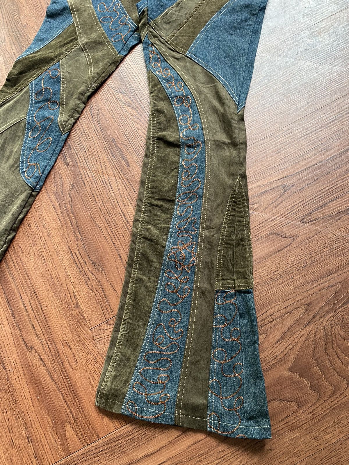 If Six Was Nine Donna Bella Flare Pants Size 27" / US 4 / IT 40 - 4 Thumbnail