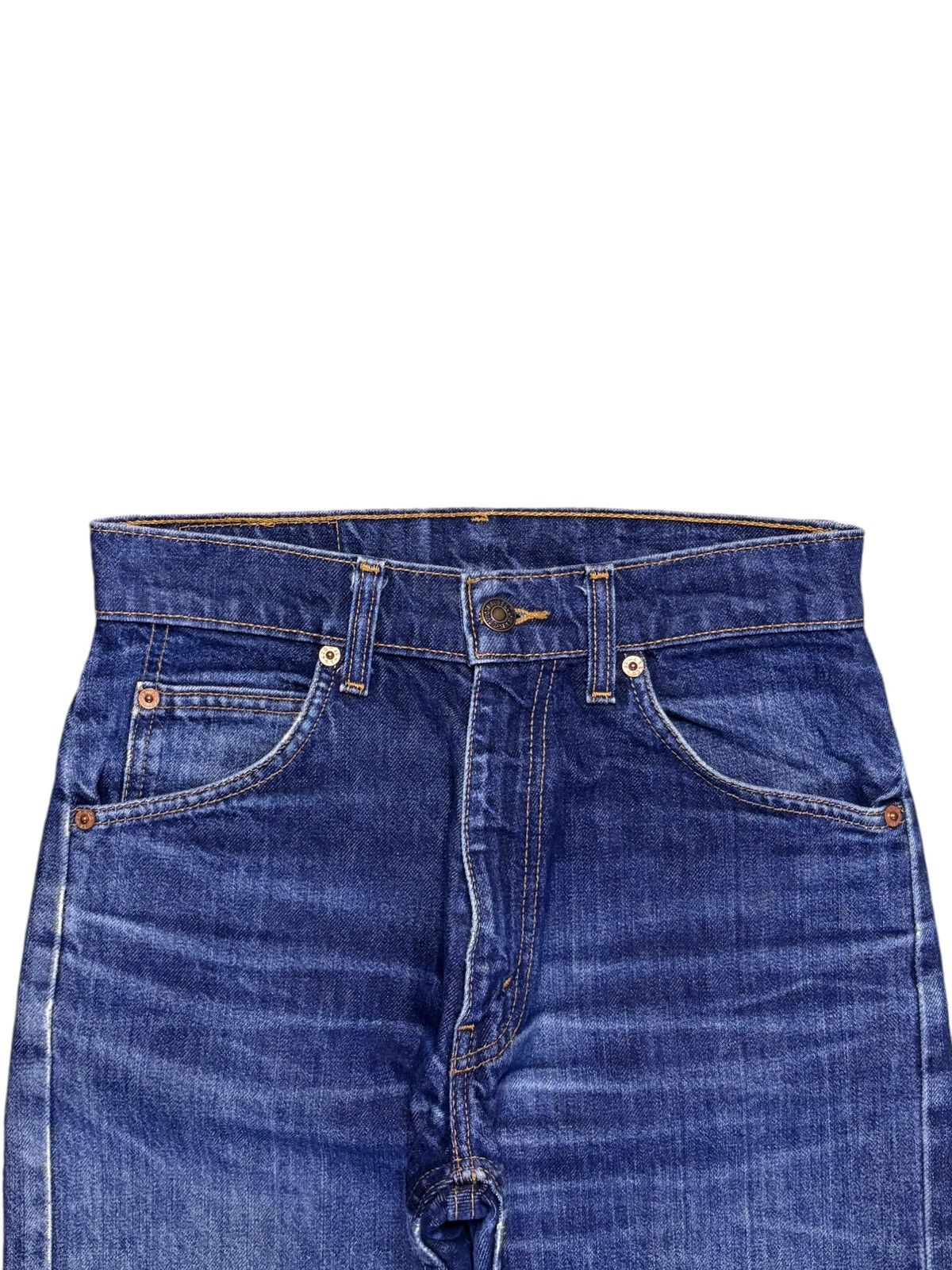 Levi's Vintage 90s Levis 607 Orange Tab Blue Wash Distressed Jeans Size US 27 - 4 Thumbnail