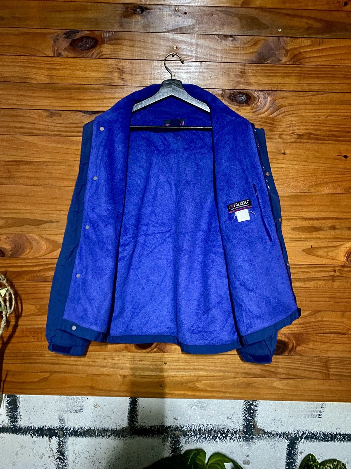 Montbell Vintage Montbell Polartec Fleece-Lined Nylon Jacket – Blue Size US M / EU 48-50 / 2 - 6 Thumbnail