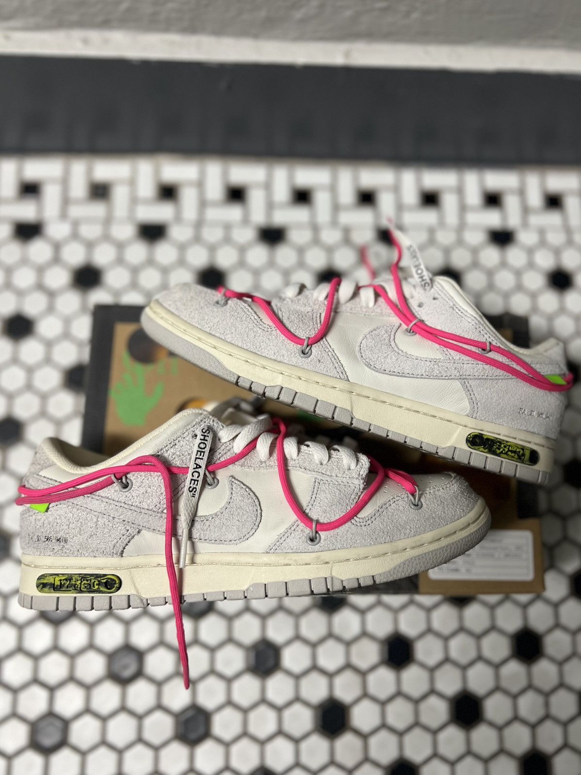 Nike × Off-White Nike Dunk Low Off-White Lot 17 Size US 9 / EU 42 - 6 Thumbnail