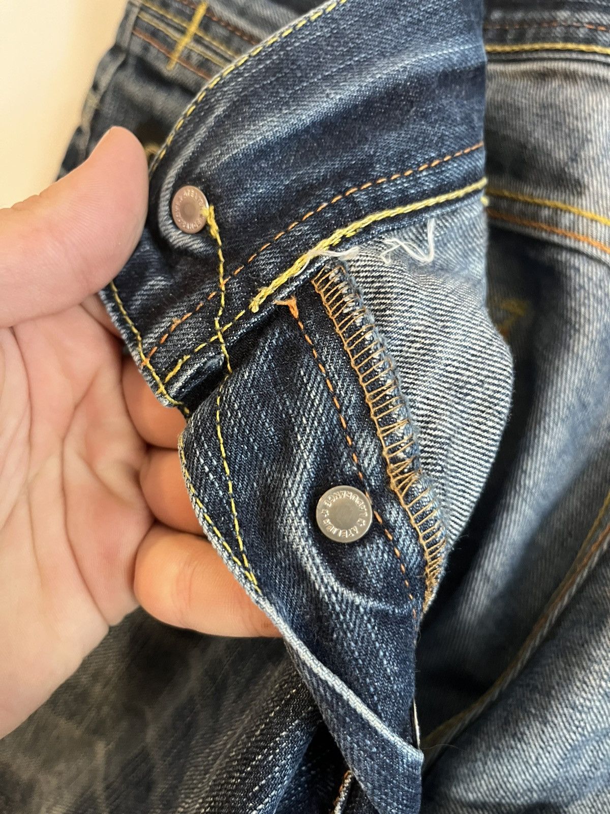 Atelier La Durance Vintage Atelier LaDurance Japanese Denim Jeans Size US 34 / EU 50 - 8 Thumbnail
