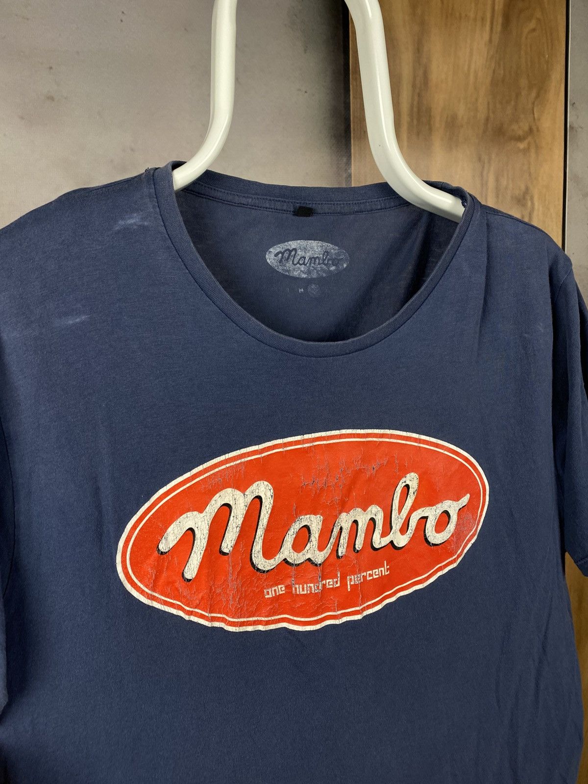 Mambo 🌴Vintage T-Shirt Mambo One Hundred Percent Faded Tee🌴 Size US L / EU 52-54 / 3 - 2 Thumbnail