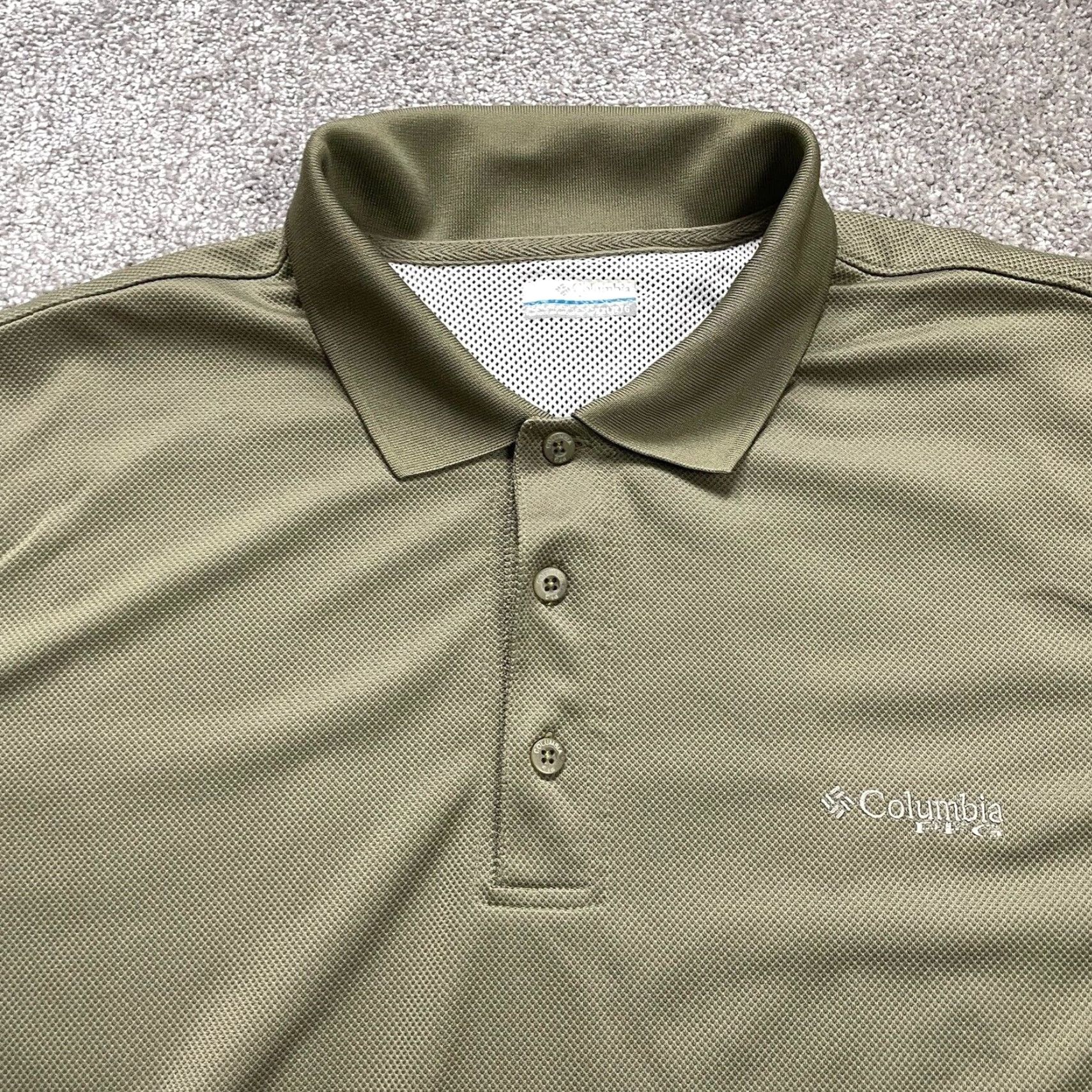 Vintage Columbia PFG Omni-Shade Polo Shirt Mens 2XL Short Sleeve Brown Outdoor Activewear Polo Shirt Mens XXL Brown Columbia PFG Omni-Shade Shirts Polo Size US XXL / EU 58 / 5 - 3 Thumbnail