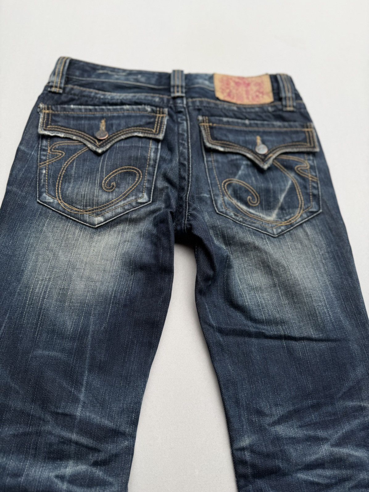 Japanese Brand CASVA flare jeans Size US 27 - 7 Thumbnail