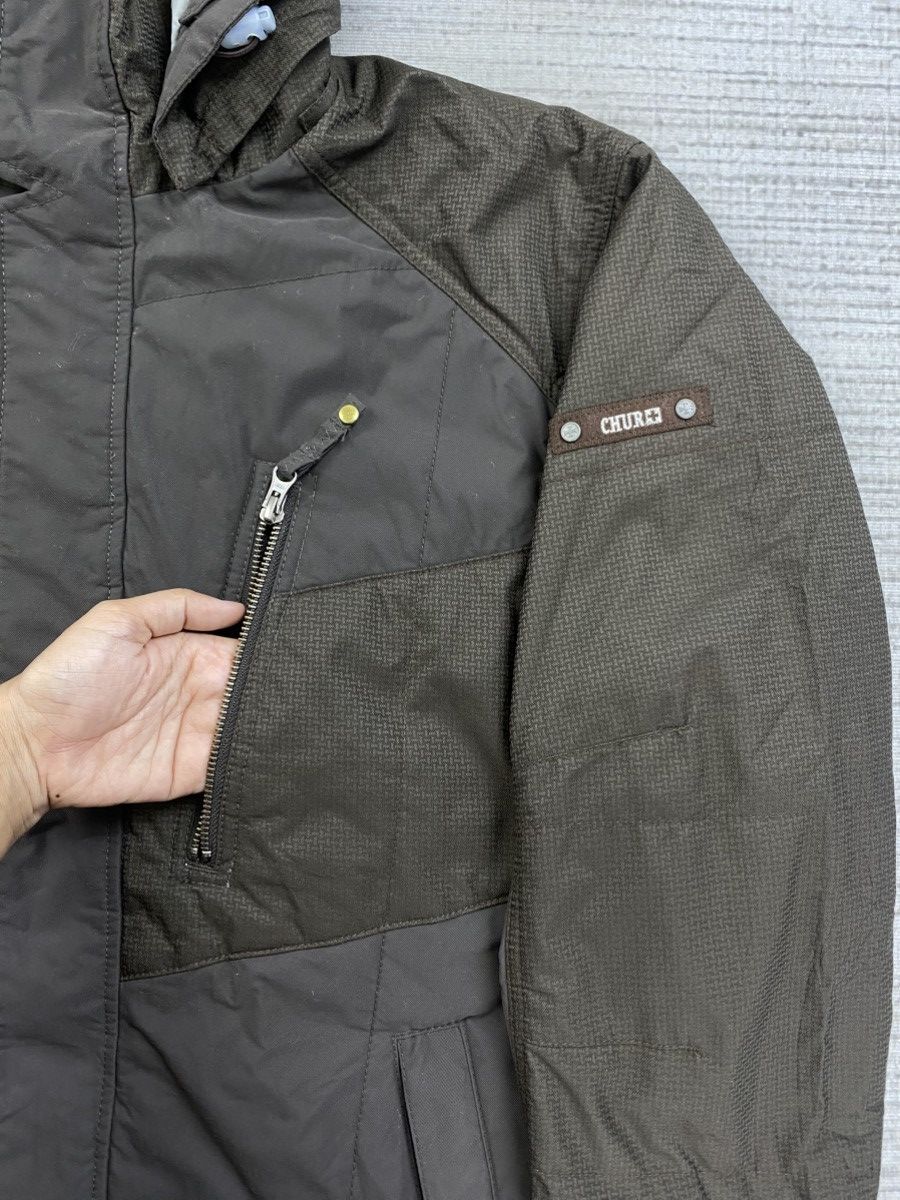 Japanese Brand Chur Snowboarding Cross Logo Zipper Multipocket Jacket Size US L / EU 52-54 / 3 - 8 Thumbnail