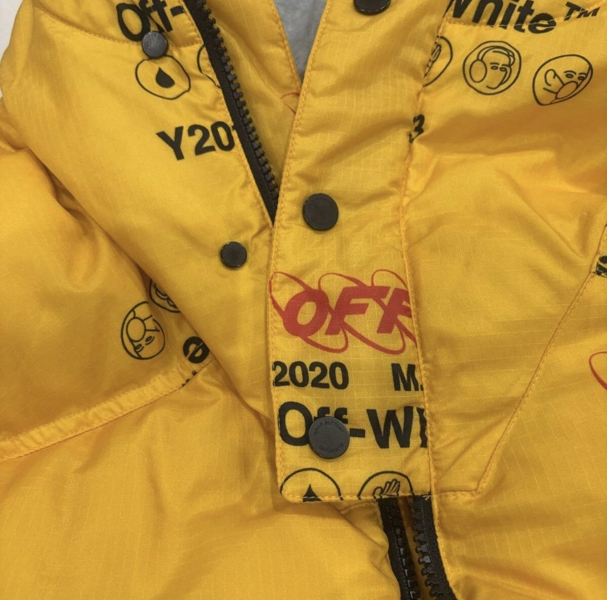 Off-White Off-White Industrial zipped puffer Size US S / EU 44-46 / 1 - 6 Thumbnail